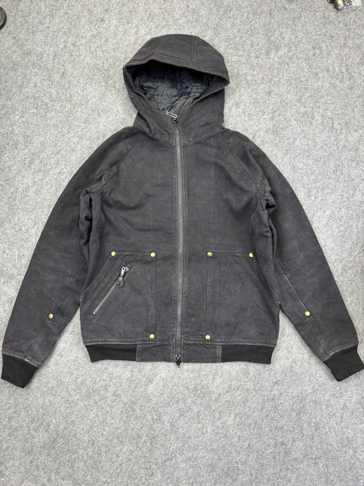 Japanese Brand OCTOPUSARMY Japan Duck Canvas Double Elbow Jacket F994 Size US L / EU 52-54 / 3 - 14 Thumbnail
