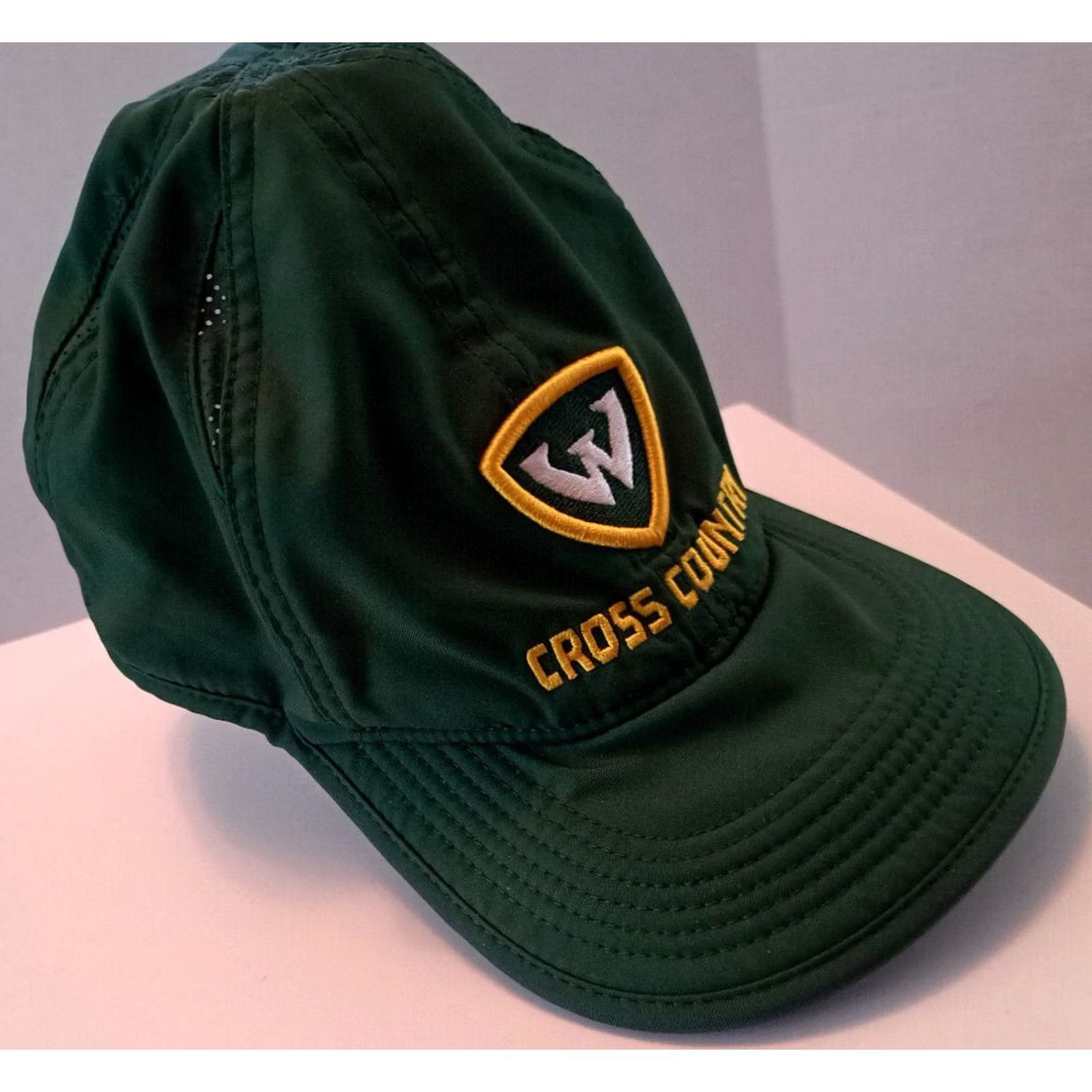 Nike VINTAGE Nike Dri-Fit Featherlight Hat & Nylon Backpack Wayne State Warriors Baseball Cap Adjustable Green Unisex Adults Mens Womens Boys Girls Size ONE SIZE - 3 Thumbnail
