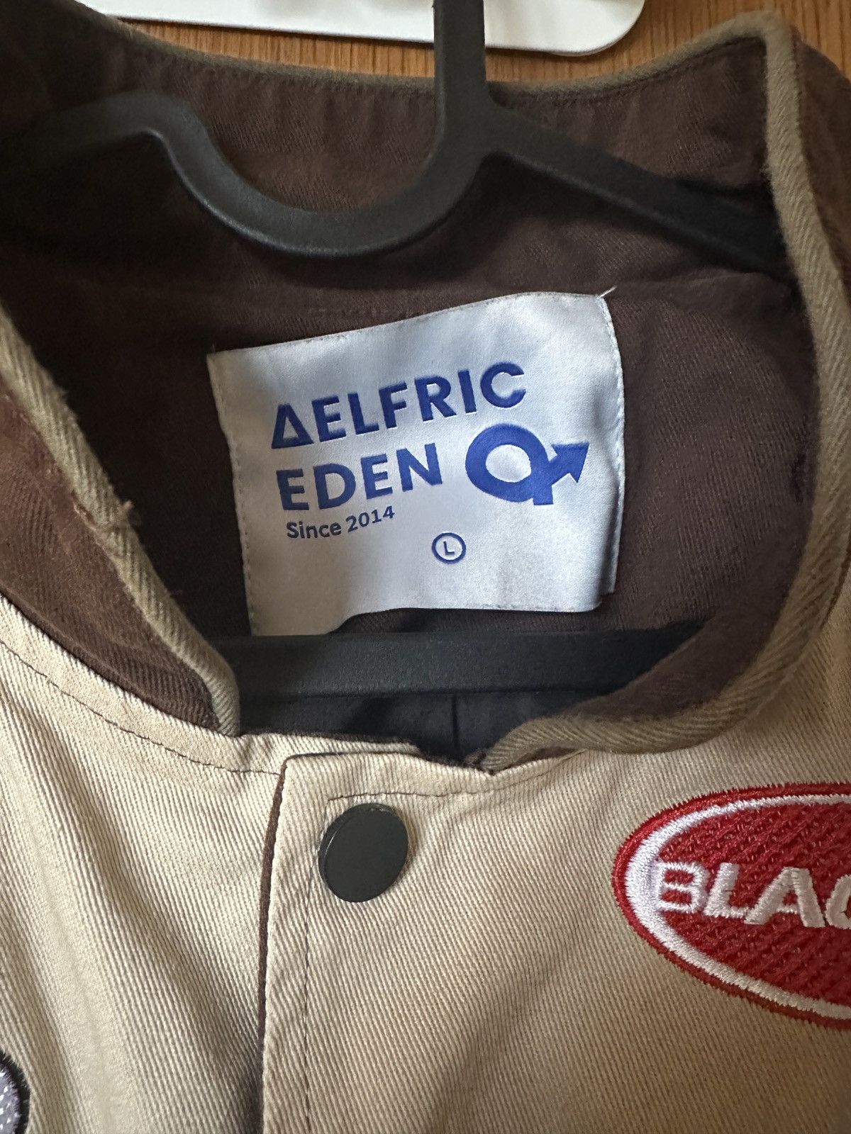Vintage AELFRIC EDEN BROWN BLACKAIR MOTOSPORTS JACKET Size US M / EU 48-50 / 2 - 4 Thumbnail