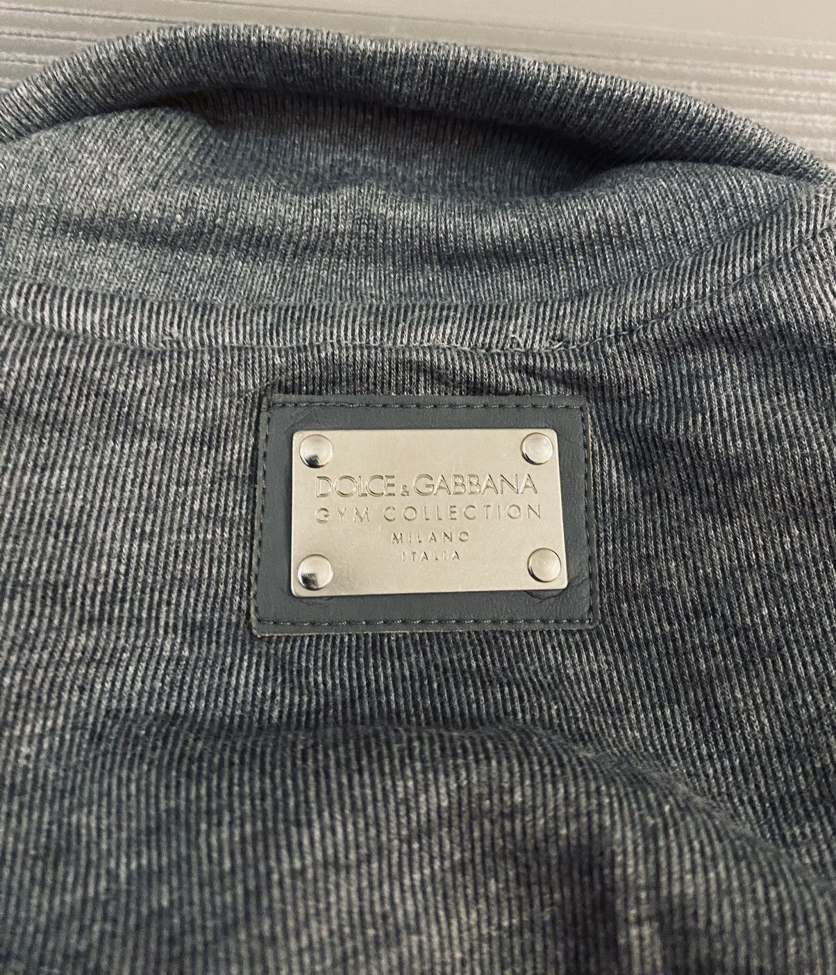 Dolce & Gabbana Dolce & Gabbana 🇮🇹 grey Italia logo plate cardigan 58 NEW Size US XXL / EU 58 / 5 - 4 Thumbnail