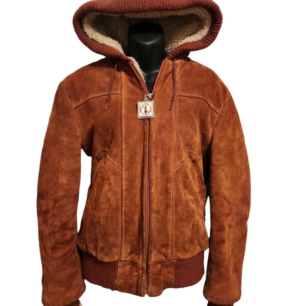 Other Damico Sherpa Lined Brown Leather Jacket Size XS / US 0-2 / IT 36-38 - 2 Thumbnail