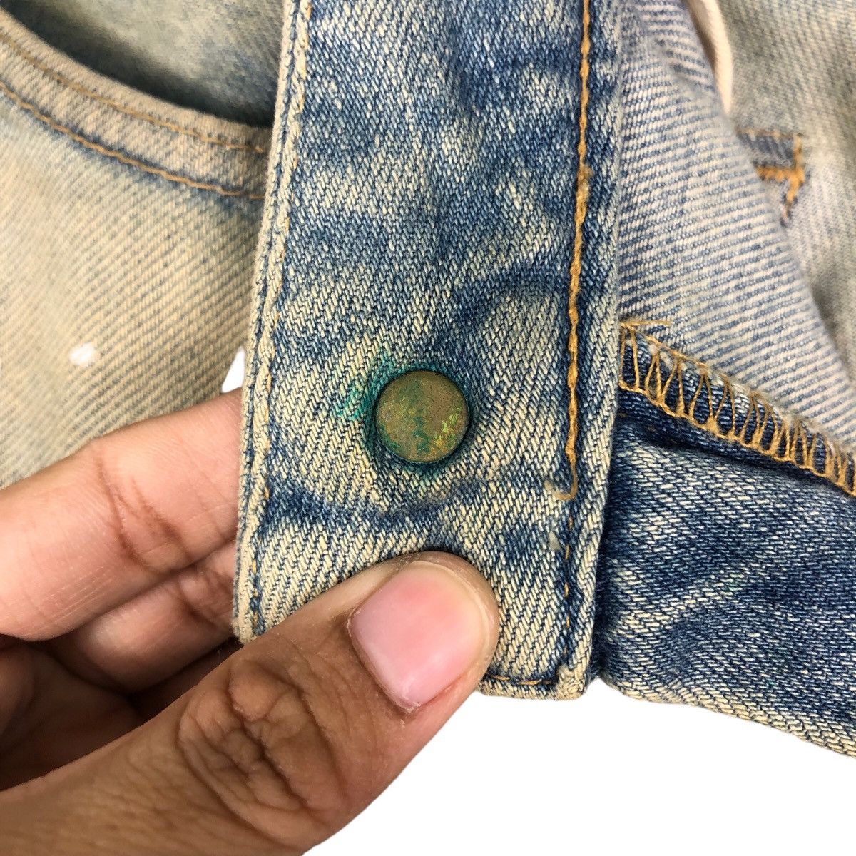 Japanese Brand 🔥VINTAGE DENIM JEANS BEVERLY JAPAN ISSEY MIYAKE Size US 34 / EU 50 - 19 Thumbnail
