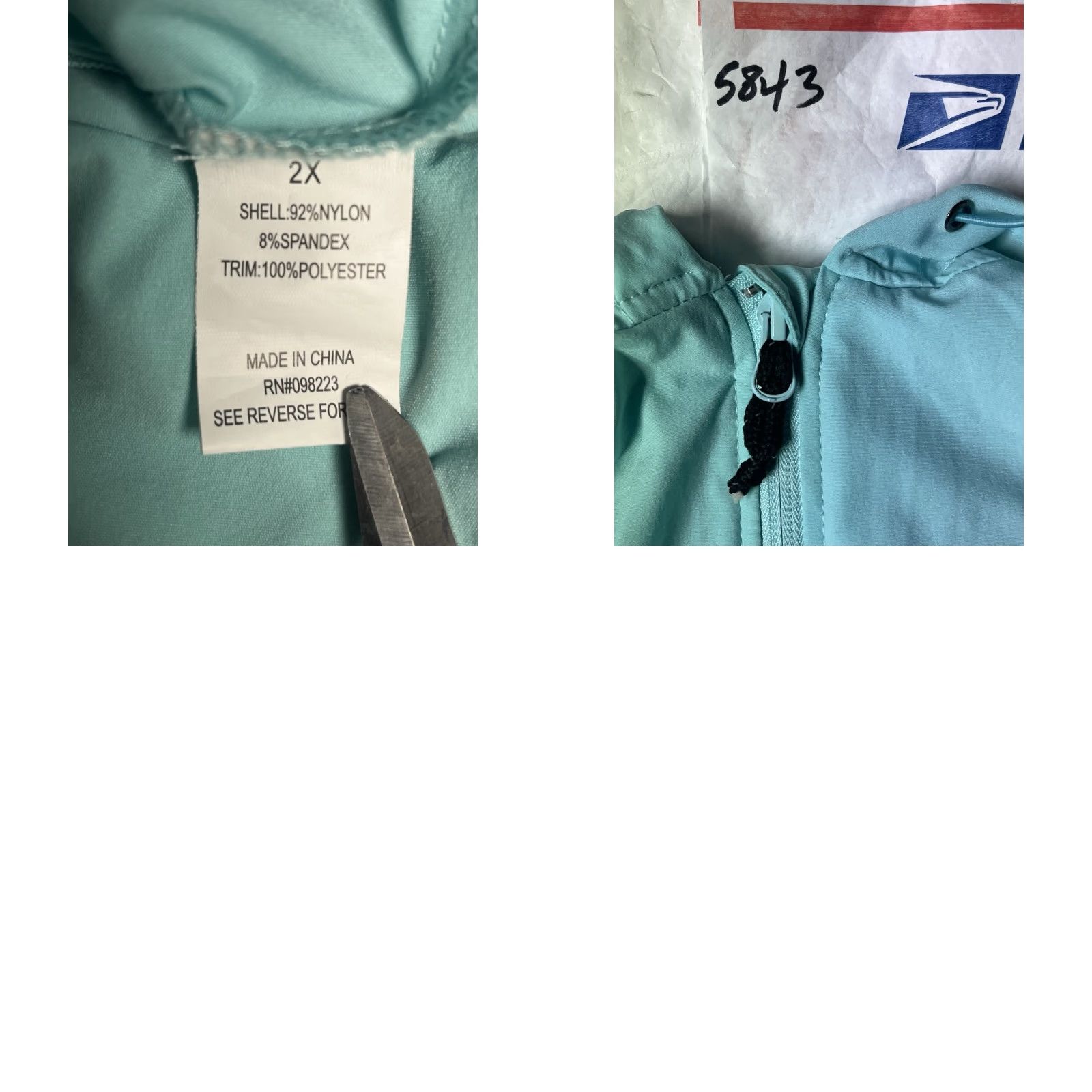 Vintage Magellan Outdoors Jacket Mens 2XL Full Zip Teal Windbreaker Fish Gear Relaxed Size US XXL / EU 58 / 5 - 8 Thumbnail