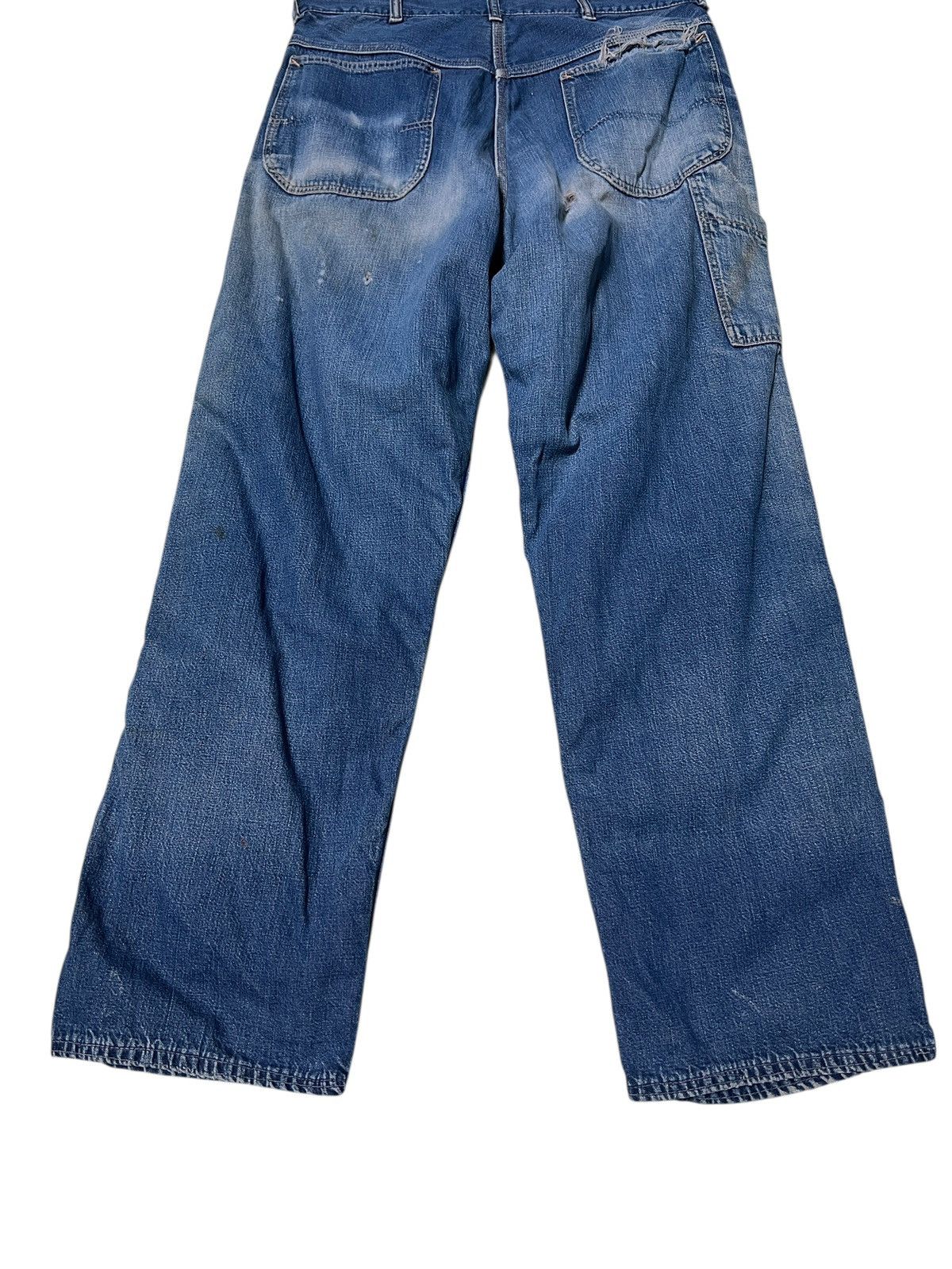Sears 🔥 60s SEARS CARPENTER DENIM JEANS Size US 32 / EU 48 - 10 Thumbnail