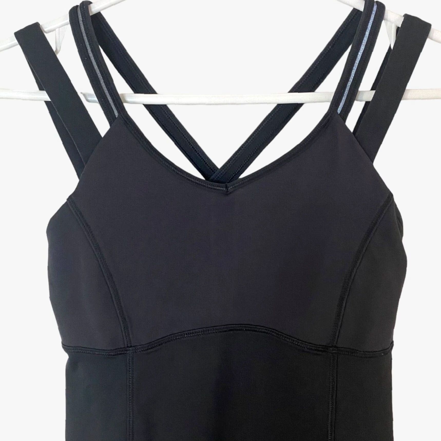 Lululemon Lululemon Ace Tank Women's Size 4 Activewear Yoga Top Black Strappy Cross-Back Size S / US 4 / IT 40 - 5 Thumbnail