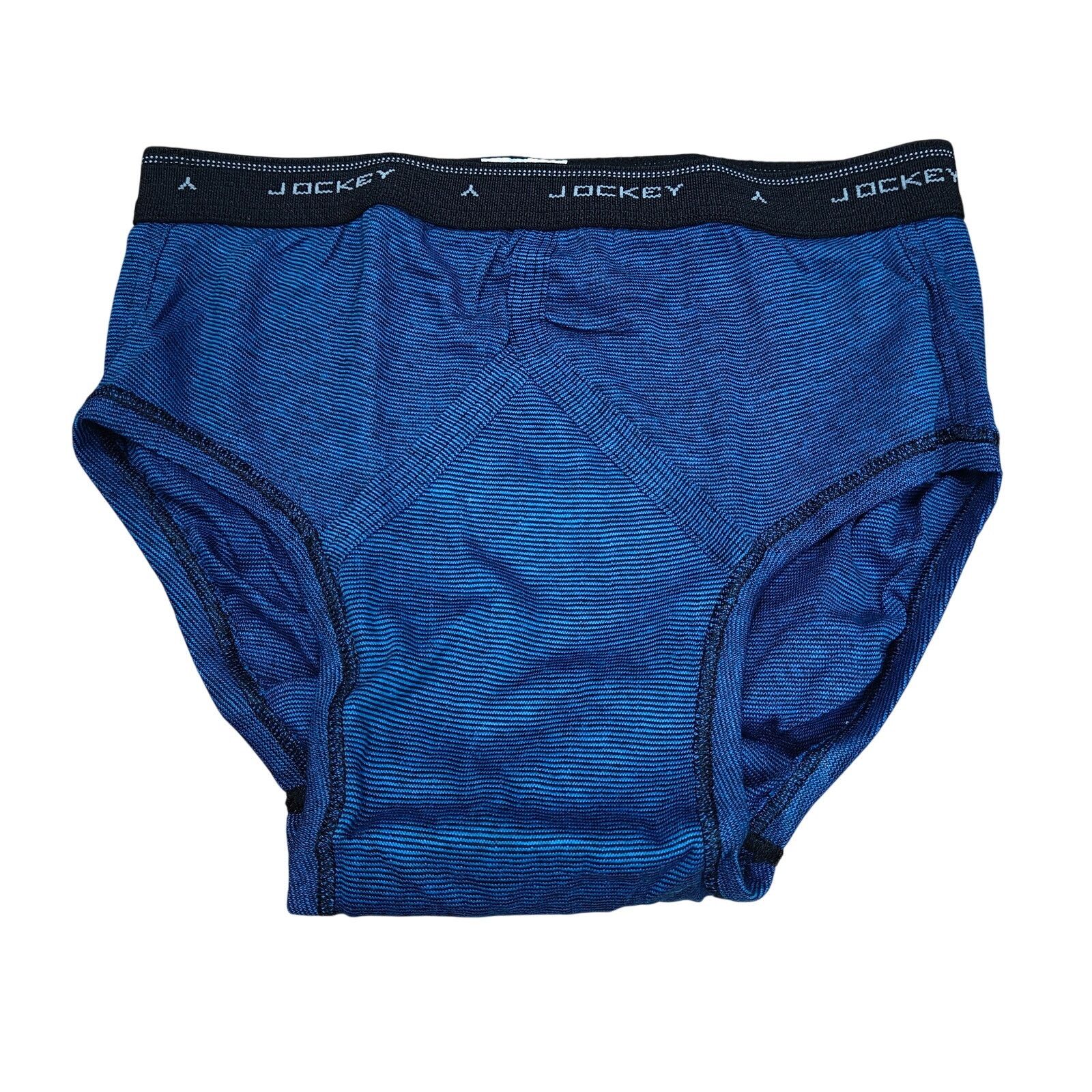 Jockey Vintage Jockey Classic Brief Blue Micro Stripe Mens 34 Size 34 - 1 Thumbnail