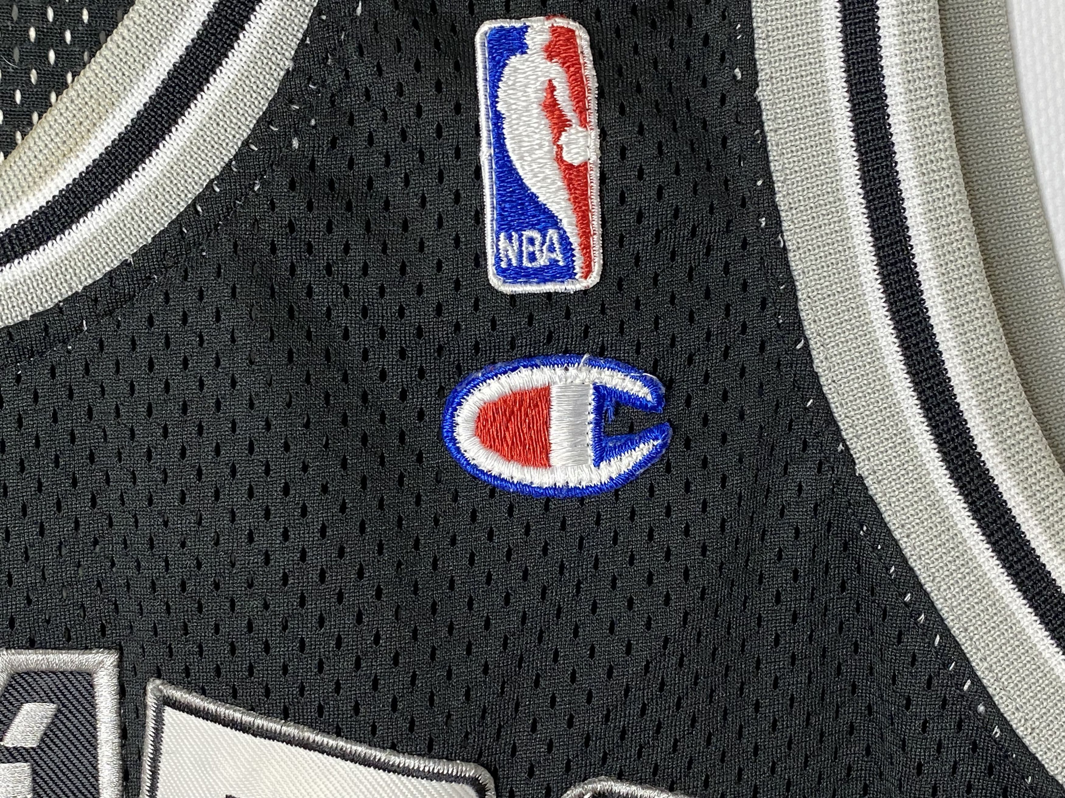 Champion × NBA × Vintage PARKER #9 SAN ANTONIO SPURS NBA BASKETBALL SHIRT JERSEY Size US L / EU 52-54 / 3 - 5 Thumbnail