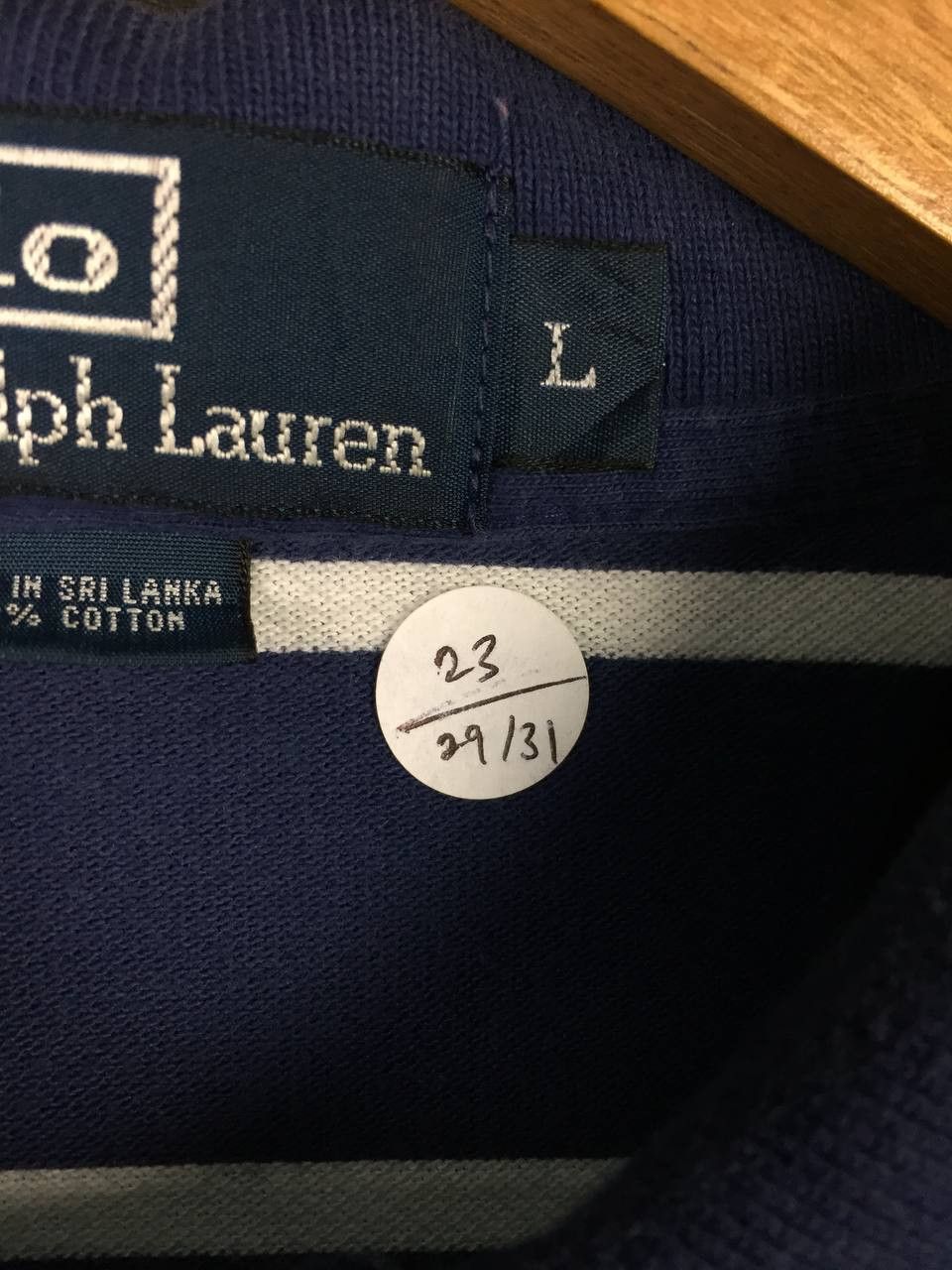 Polo Ralph Lauren Vtg Polo Ralph Lauren Small Logo Striped Polo Shirt Size L Size US L / EU 52-54 / 3 - 9 Thumbnail