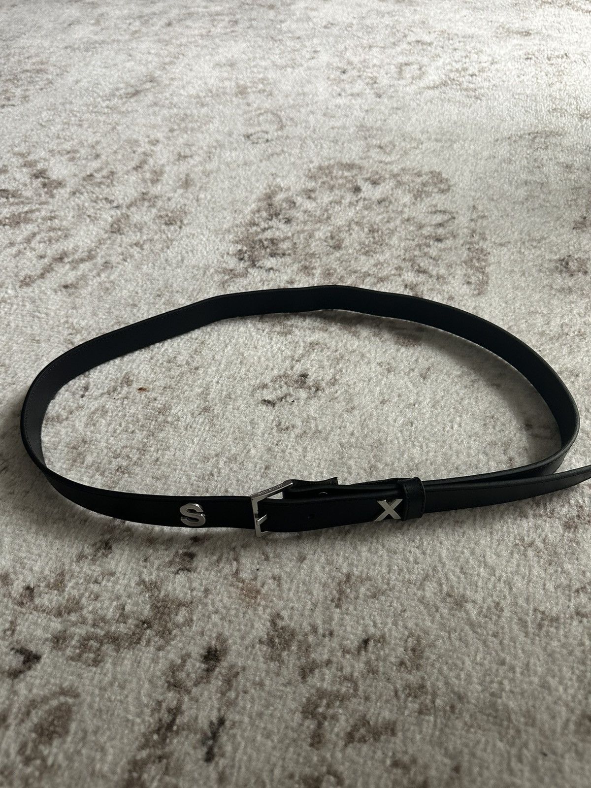 martine rose bottle cap belt