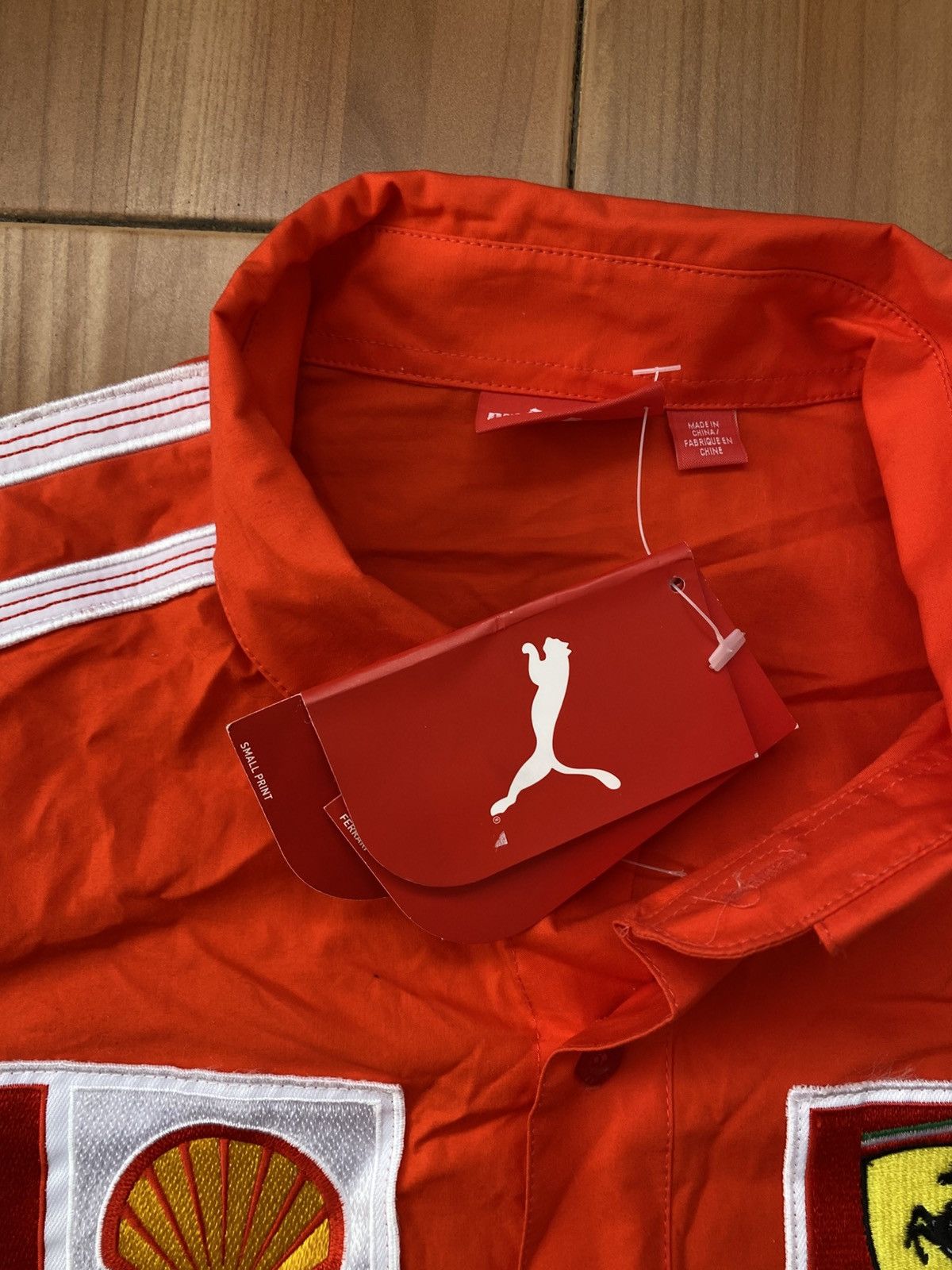Puma Puma Scuderia Ferrari F1 Team 00s Vintage Mens Shirt Size US M / EU 48-50 / 2 - 11 Thumbnail