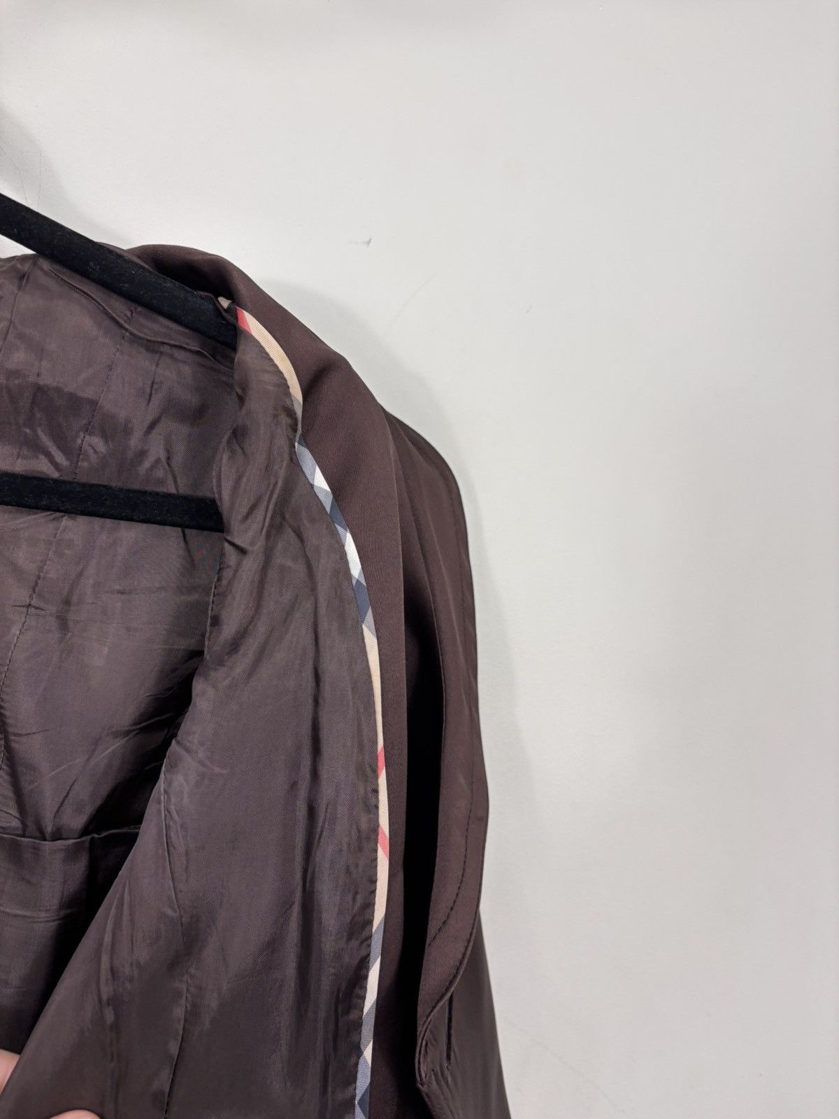 Burberry Burberry London Women’s Brown Double Breasted Blazer Jacket Size L / US 10 / IT 46 - 17 Thumbnail