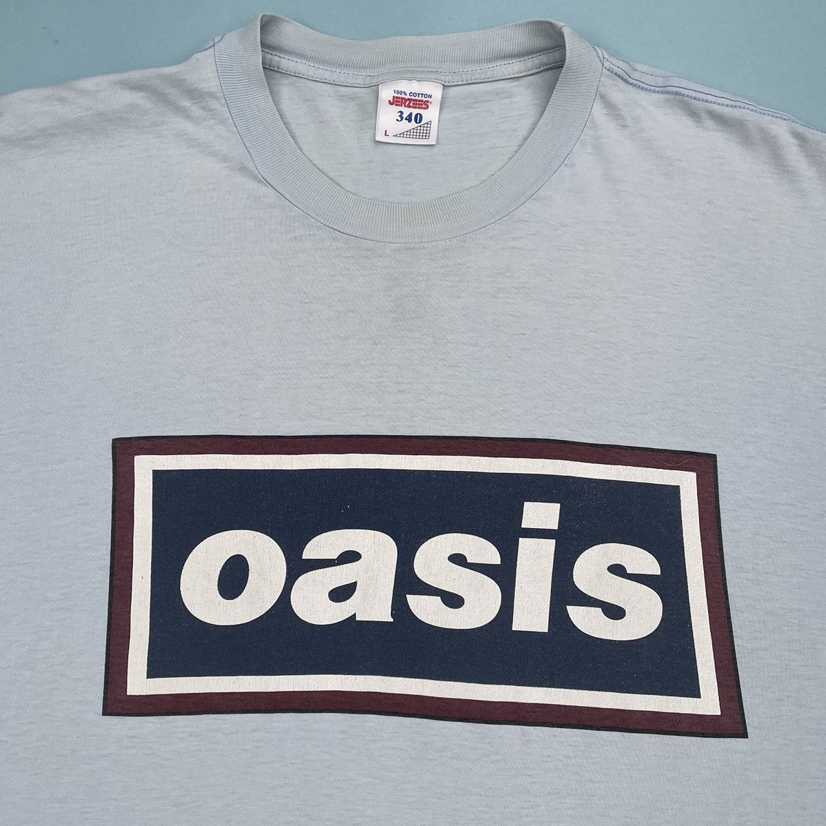 90s USA製 oasis Definitely Maybe Tシャツ (L)