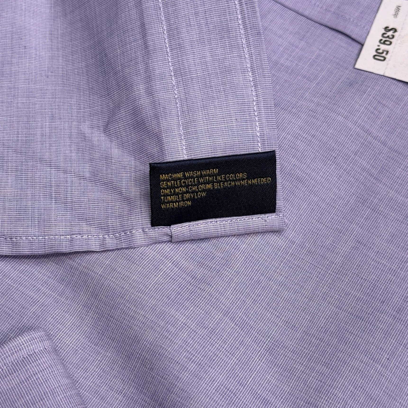 Club Room Club Room Shirt Mens XL 17.5 34/35 Blue Button-Up Knit Cotton Long Sleeve Collared Button Down Solid Casual Workwear Party/Cocktail Size US XL / EU 56 / 4 - 6 Thumbnail