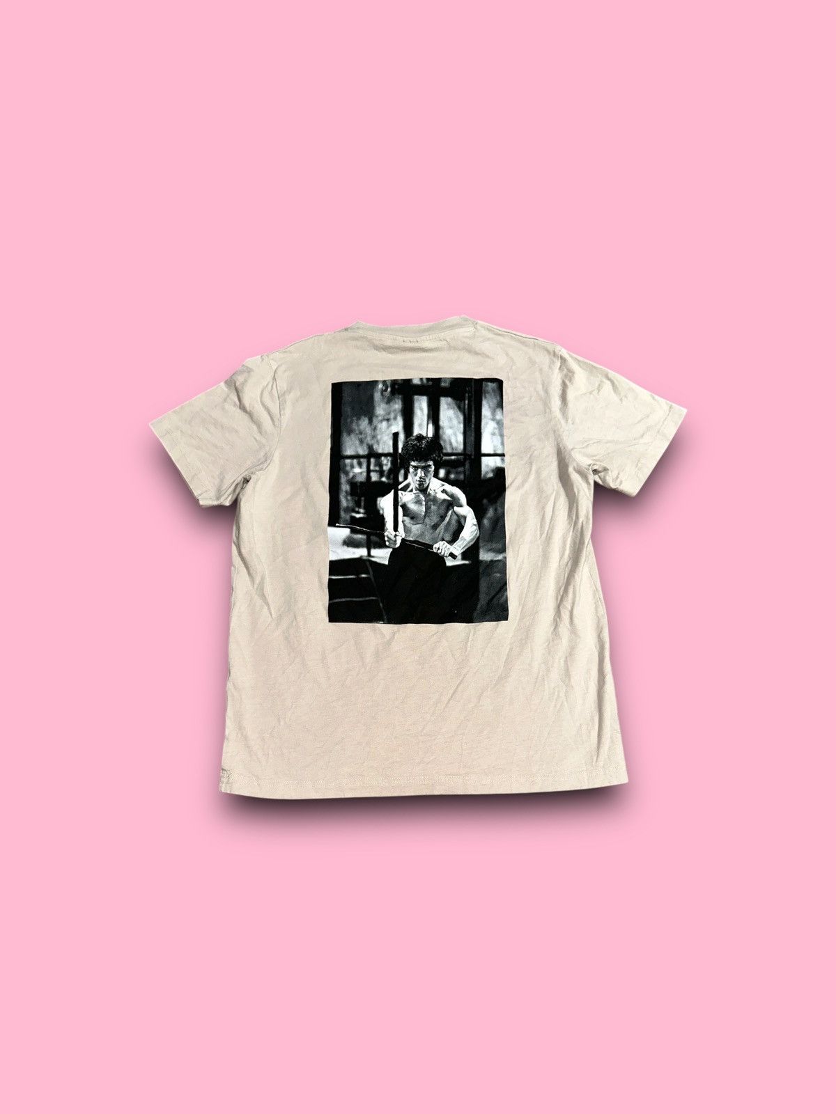 Shoe Palace Bruce Lee Shoe Palace fight scene t-shirt beige men’s medium Size US M / EU 48-50 / 2 - 1 Thumbnail