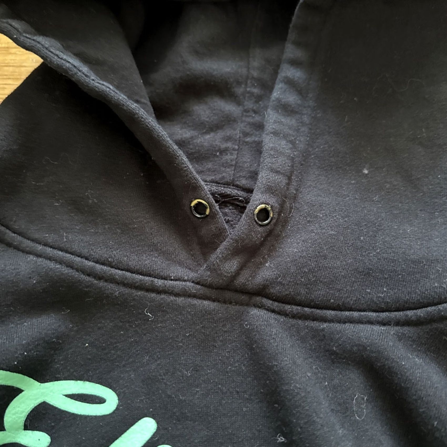 Vintage Eliantte Hoodie Crew Neck Graphic Print Size L Men Black Pullover Size US L / EU 52-54 / 3 - 3 Thumbnail