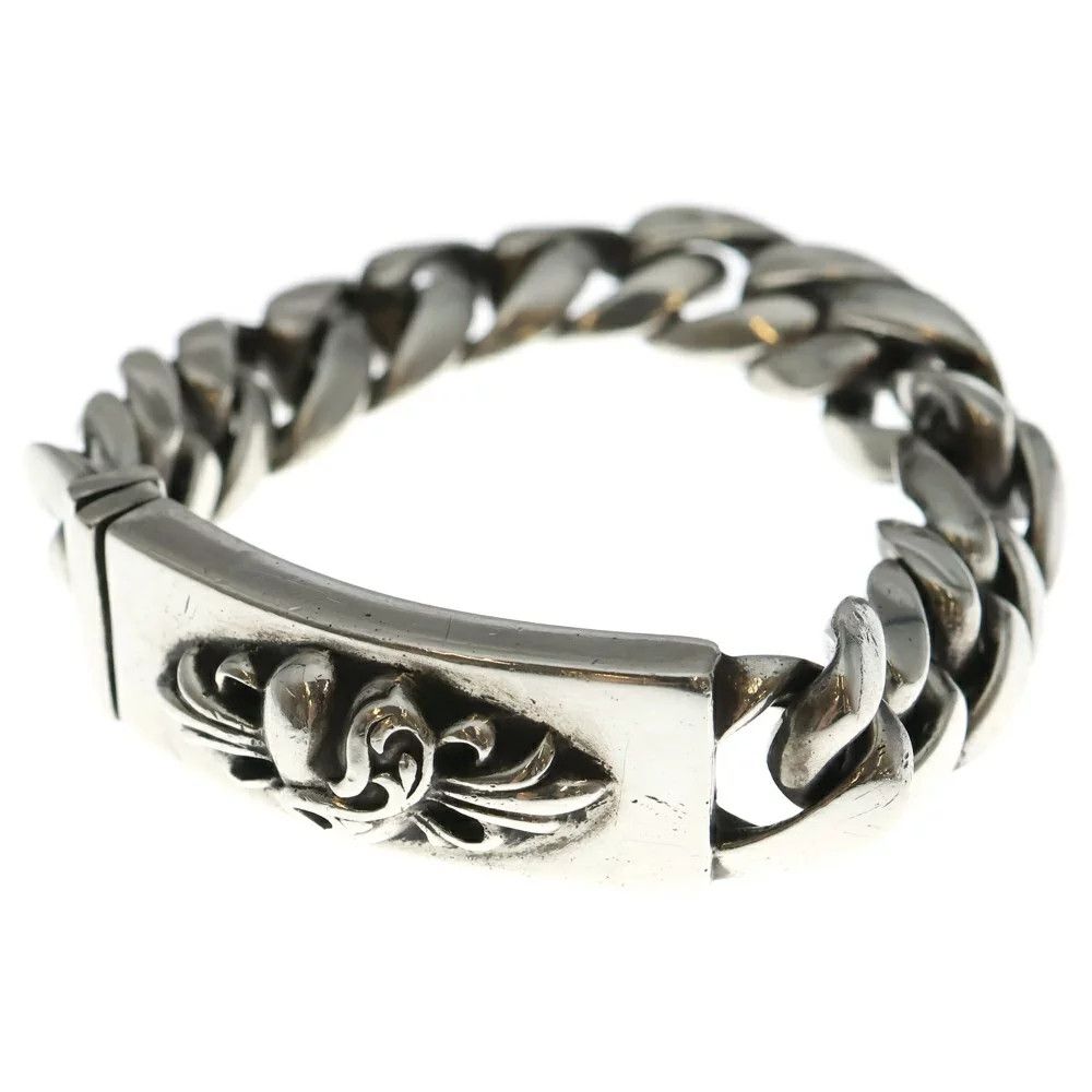 Chrome Hearts Chrome Hearts ID Floral Heart Motif Bracelet 14 LINKS Size ONE SIZE - 1 Thumbnail