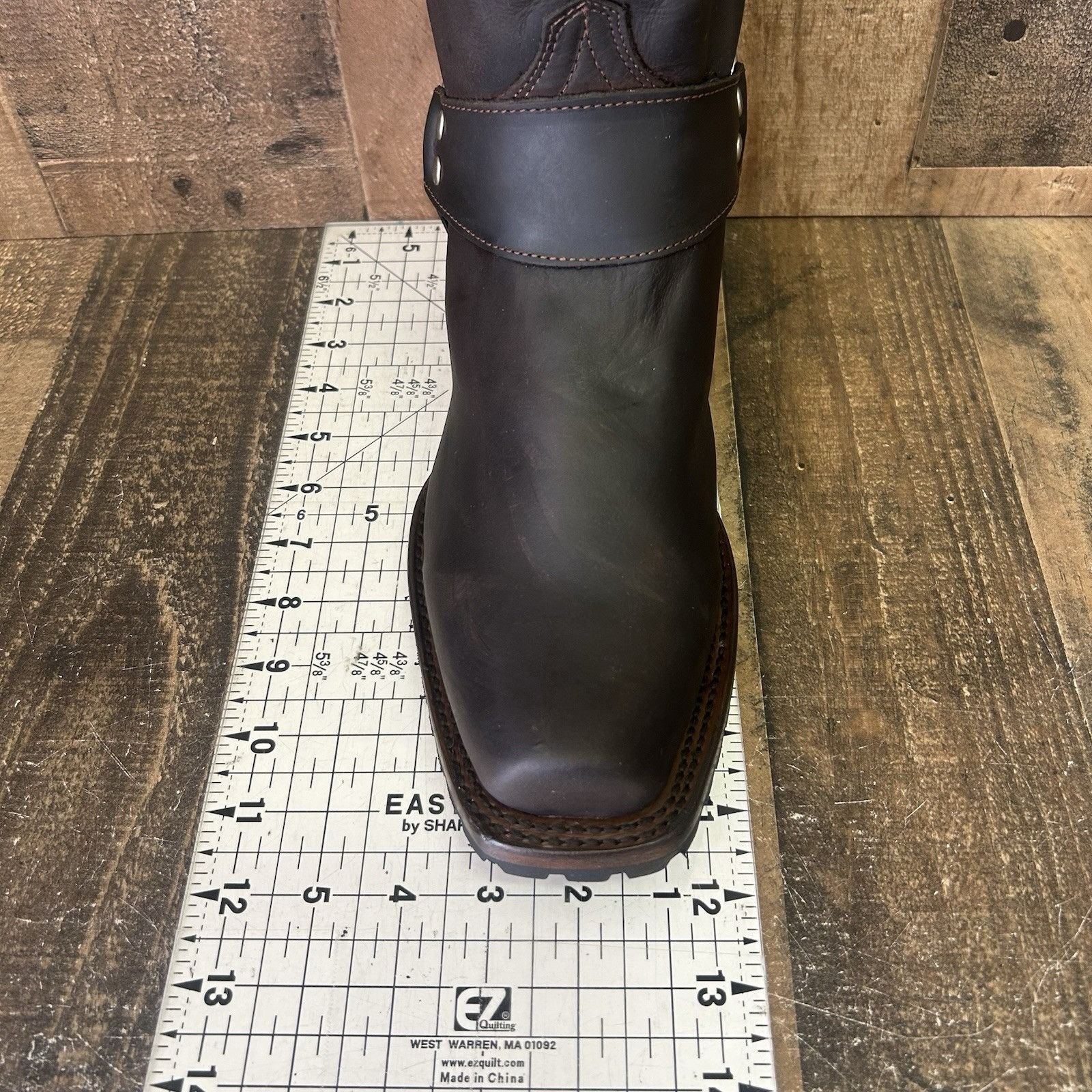 Vintage El General Buckle Harness Brown Boots Mens 10.5 Size US 10.5 / EU 43-44 - 4 Thumbnail