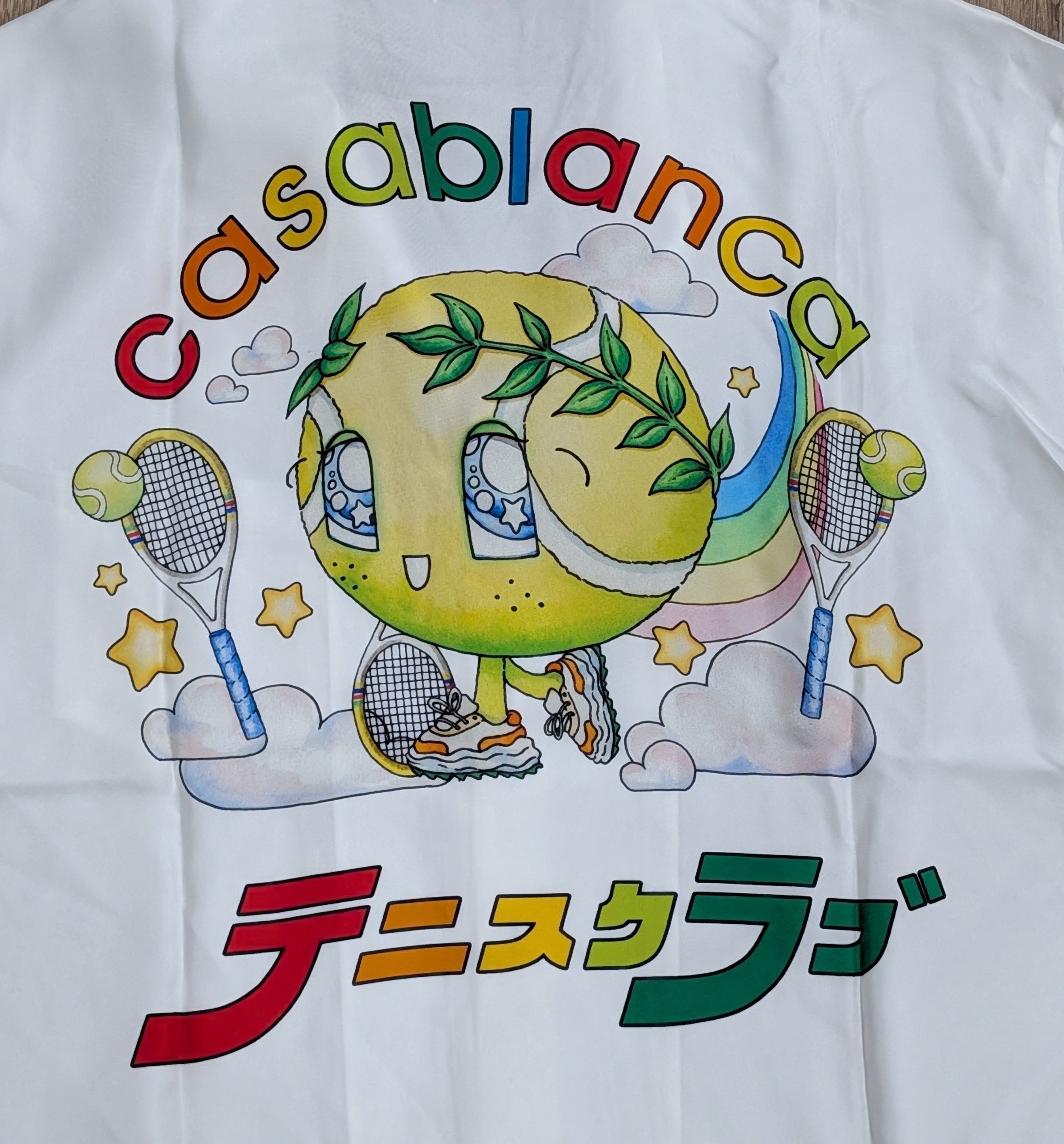 Casablanca Casablanca Mountain Tennis Ball Silk Button-Up Shirt 2XL Size US XXL / EU 58 / 5 - 6 Thumbnail