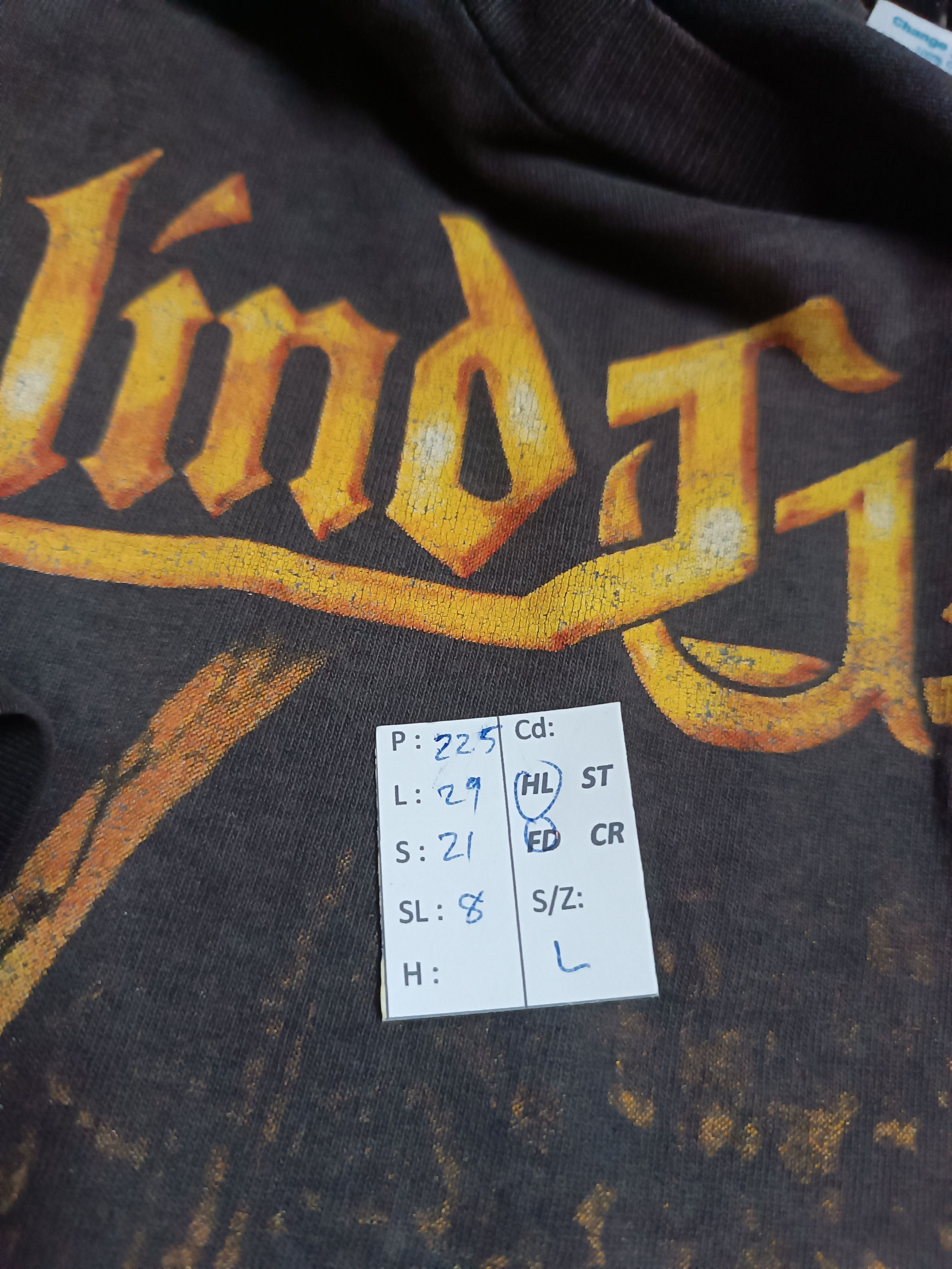 Band Tees VINTAGE '02 FADED BLIND GUARDIAN TEE (gamma ray hammerfall) Size US L / EU 52-54 / 3 - 17 Thumbnail