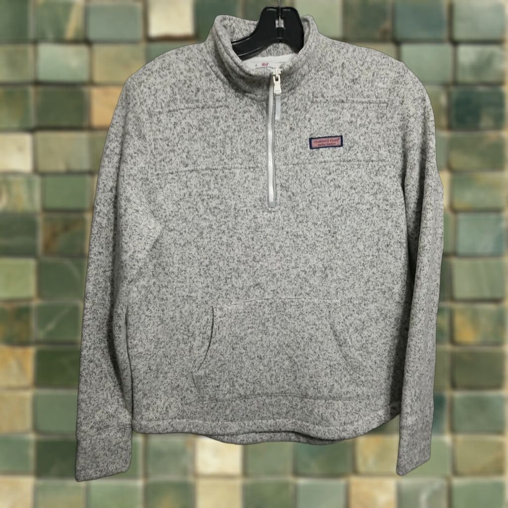 Vineyard Vines VINTAGE? (no) NEW WOMEN'S S LARGE VINEYARD VINES SWEATER FLEECE RELAXED SHERPA SHIRT JET BLACK Size S / US 4 / IT 40 - 1 Thumbnail