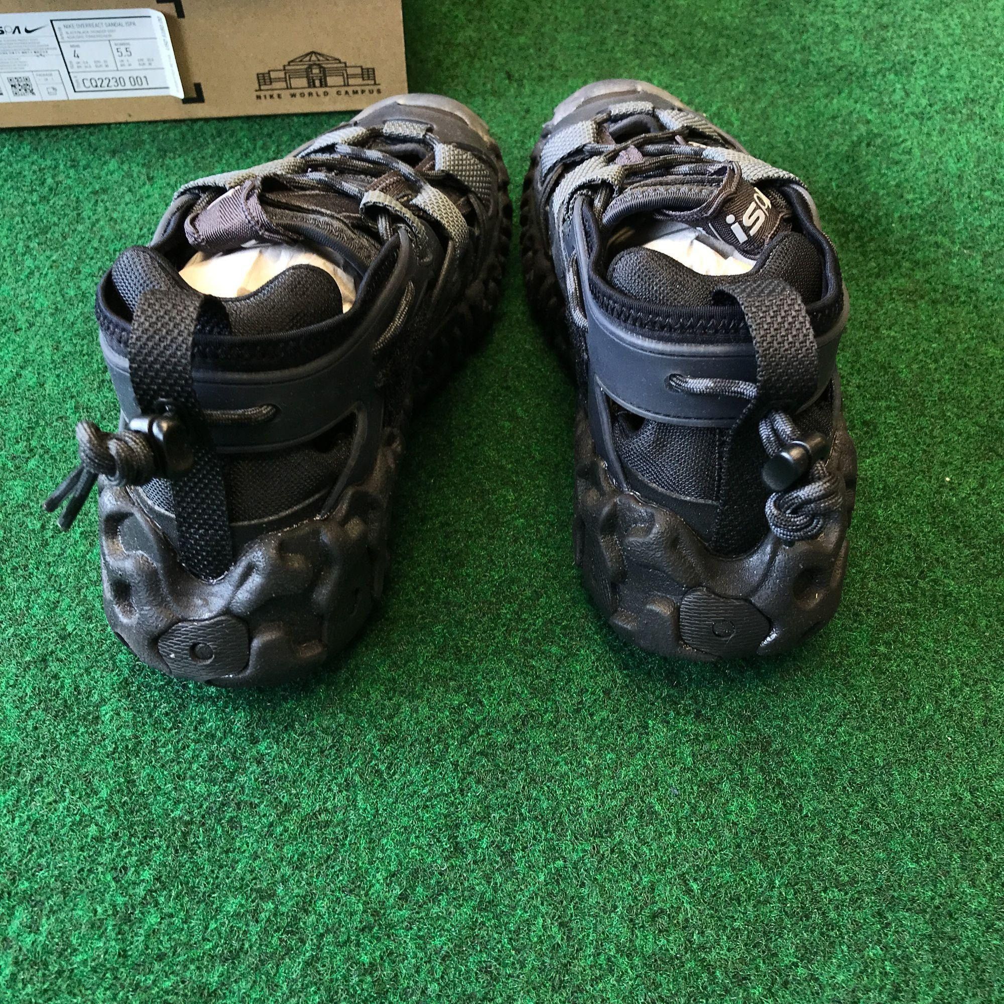Nike Nike ISPA Overreact Black Sandals - Size 4 Size US 5 / EU 37 - 4 Thumbnail