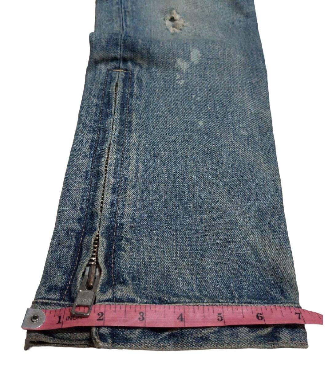 Hysteric Glamour Distressed Studded Denim Jeans Size US 32 / EU 48 - 7 Thumbnail