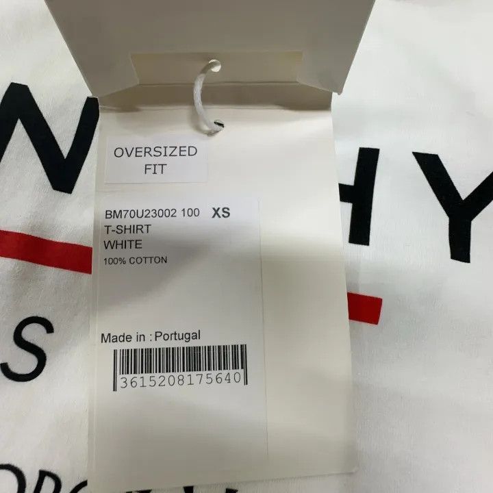 Givenchy Givenchy Givenchy Loose Fit Logo Print TShirt -2507 Size US XS / EU 42 / 0 - 5 Thumbnail