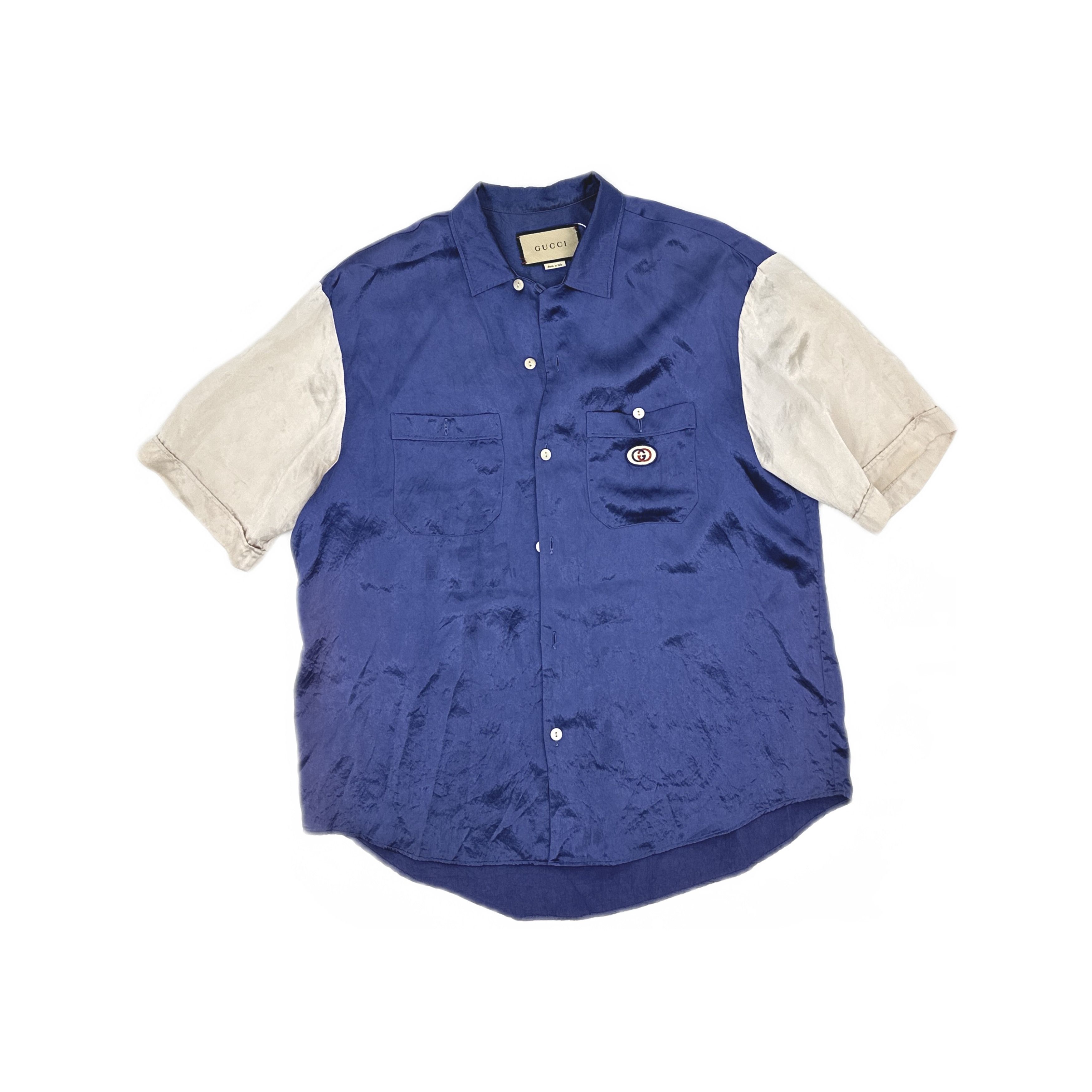 Gucci Gucci Acetate Interlocking G Shirt Size 50 Size US M / EU 48-50 / 2 - 1 Thumbnail