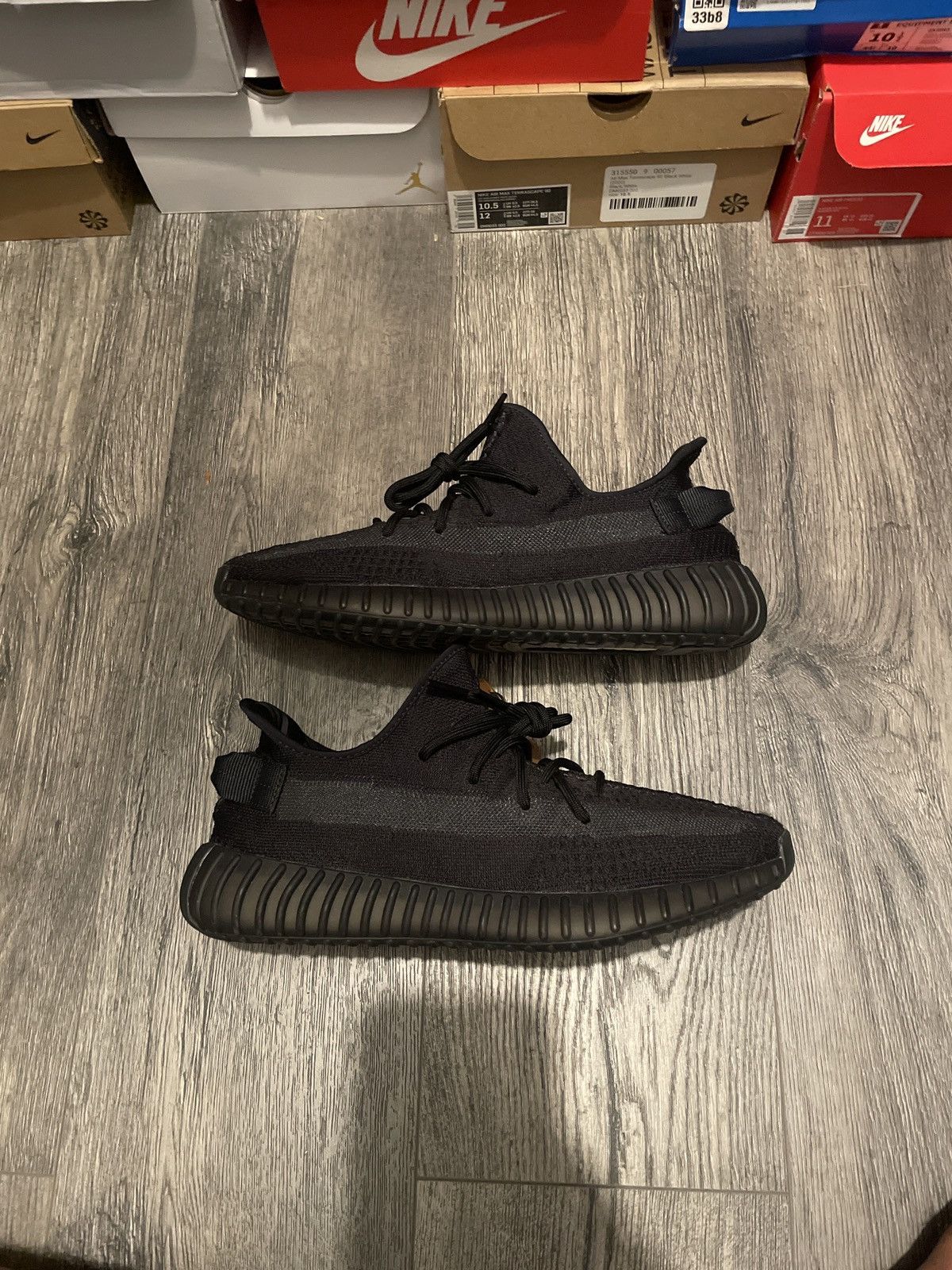image of Adidas x Yeezy Season Yeezy Onyx 350 V2 Shoes in Black, Men's (Size 11)