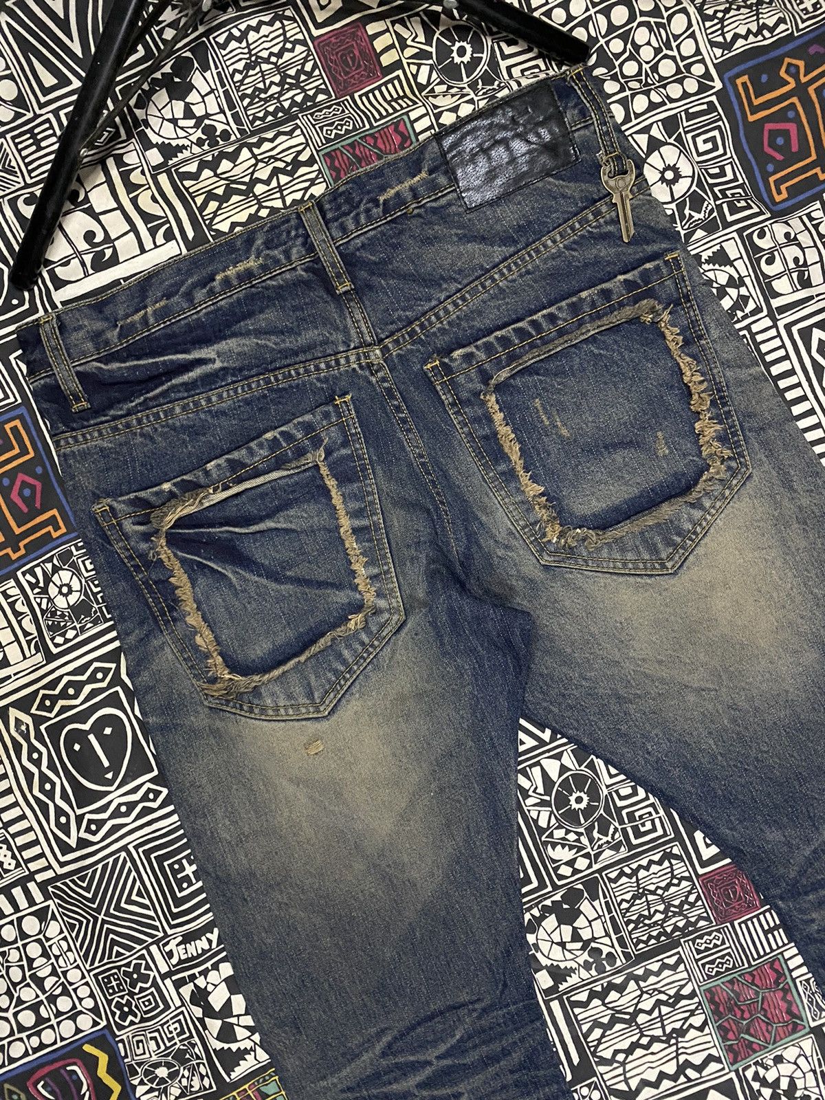 14th Addiction × If Six Was Nine × Japanese Brand Mad Punk Disteressed Key Style undercover Pants Size US 33 - 9 Thumbnail