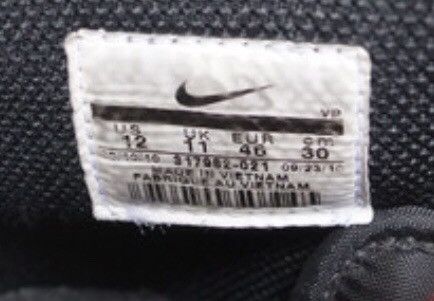 Nike Nike Dunk High - “Be True to Your Street” - Black/Red (2010) Size US 12 / EU 45 - 10 Thumbnail