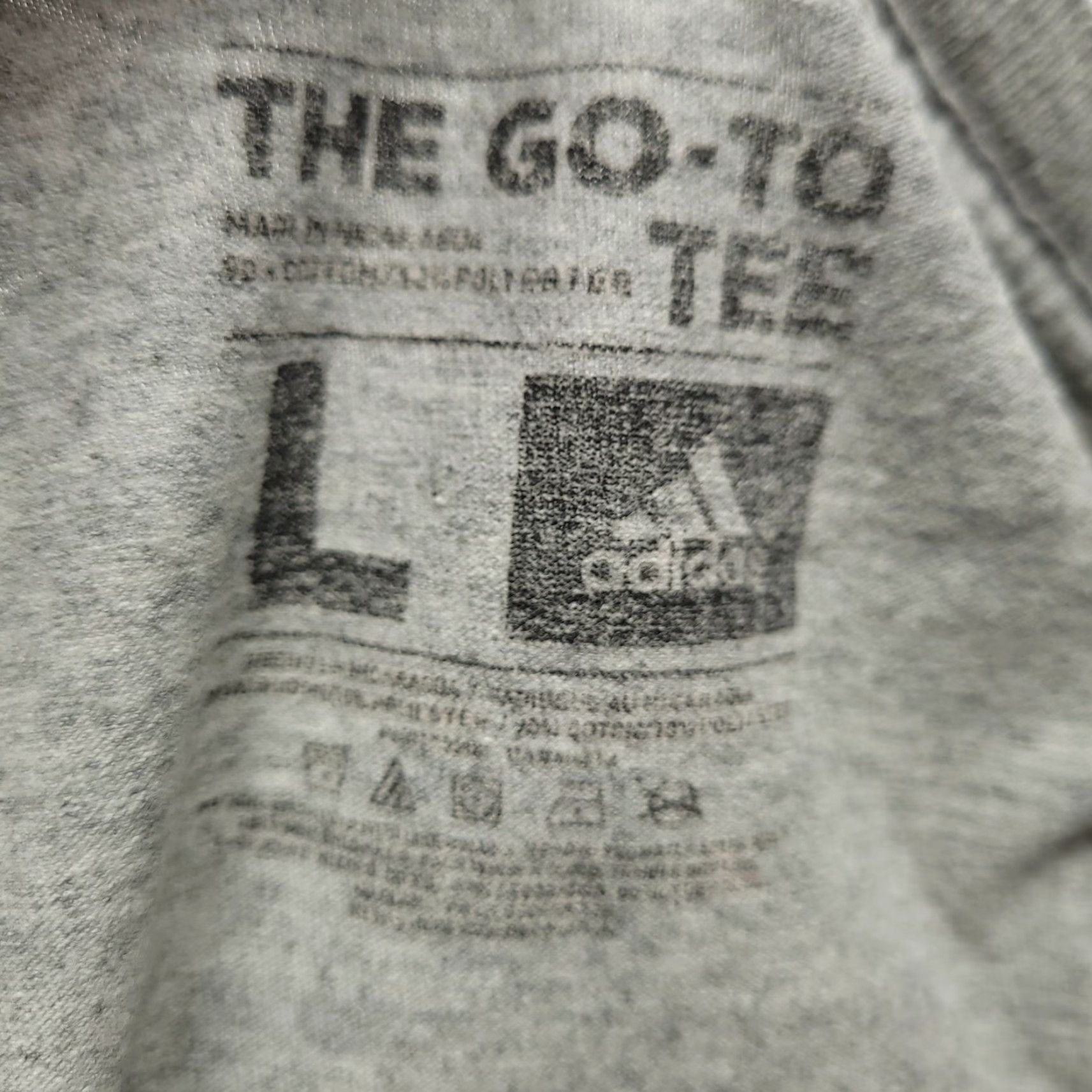 Adidas Adidas Go All The Way Script Gray Short Sleeve T-Shirt Adult Large Used Crew Neck Unisex Tee - Gray Adidas Shirt 90s Style Size US L / EU 52-54 / 3 - 8 Thumbnail
