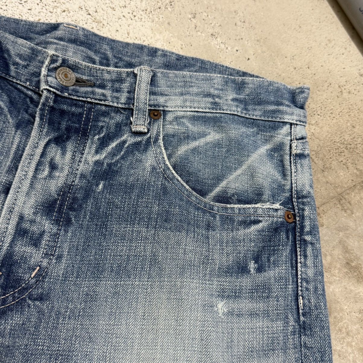 Spellbound Spellbound Distressed Light Wash Japanese Denim Pants Size US 33 - 10 Thumbnail