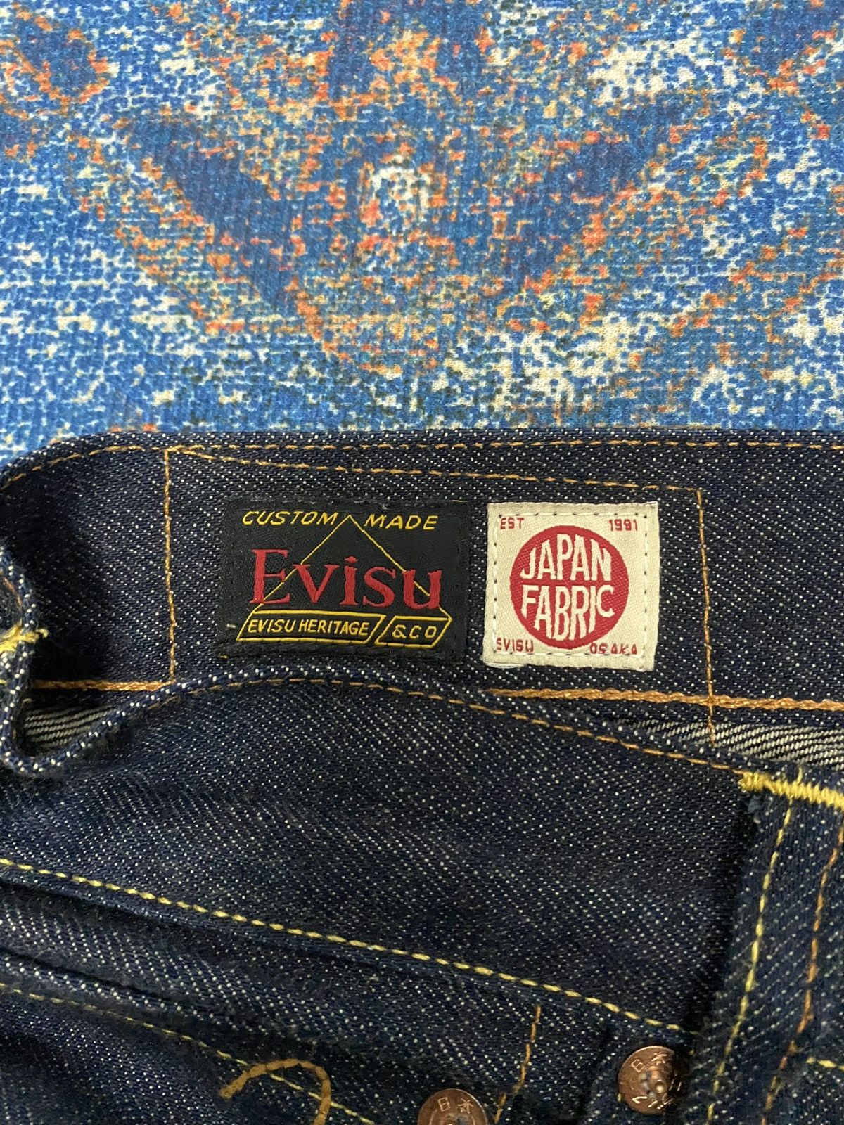 Denime × Evisu × Japanese Brand Evisu Daicock Lot.2000 Size US 30 / EU 46 - 2 Thumbnail