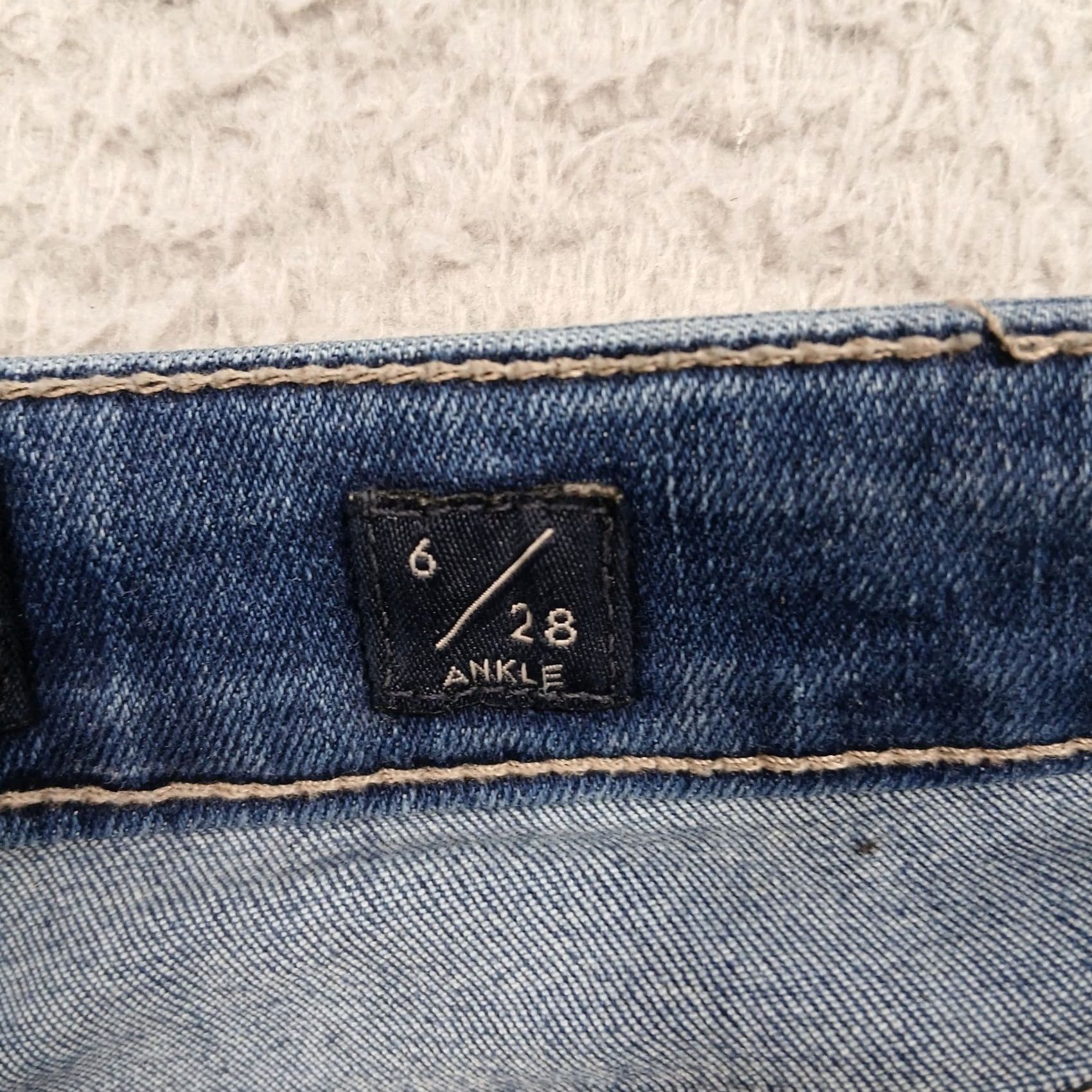 Lucky Brand Lucky Brand Ankle Skinny Womens Jeans 6/28 Blue Stretch Denim Size 28" / US 6 / IT 42 - 6 Thumbnail