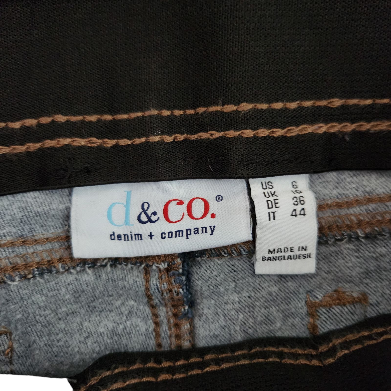 Denim & Co. Denim & Co. Cozy Touch Denim Roll-On Jeggings Indigo Size 6 Size 28" / US 6 / IT 42 - 12 Thumbnail