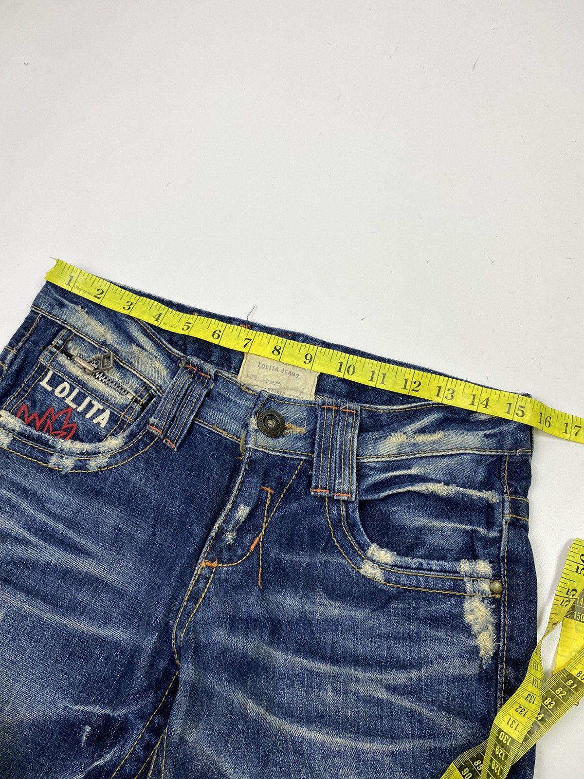 If Six Was Nine yoshitomo nara lolita mudwash jeans pant Size US 30 / EU 46 - 7 Thumbnail