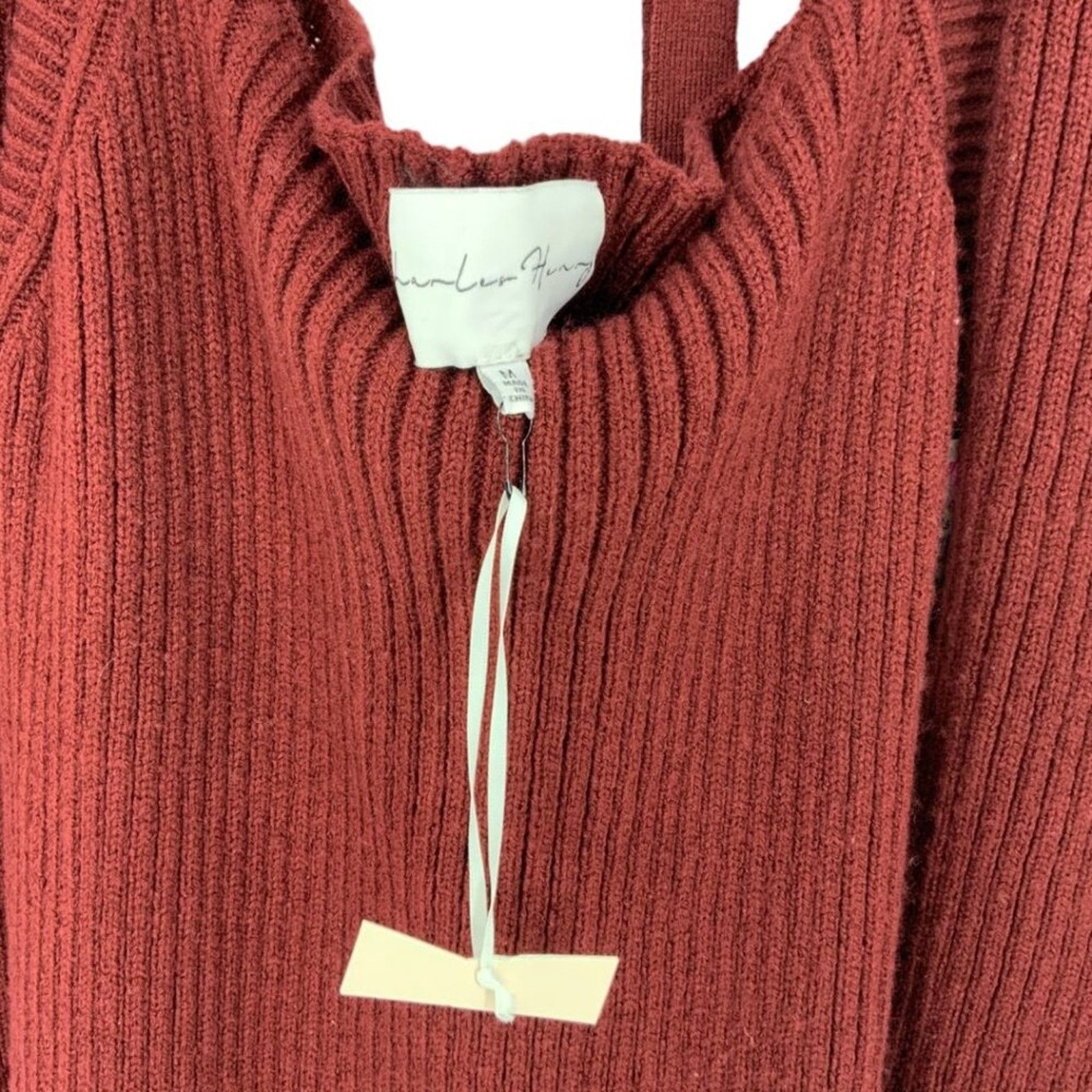 Other Charles Henry Long Sleeve Sweater Dress Medium NWOT $84 MSRP Size M / US 6-8 / IT 42-44 - 4 Thumbnail