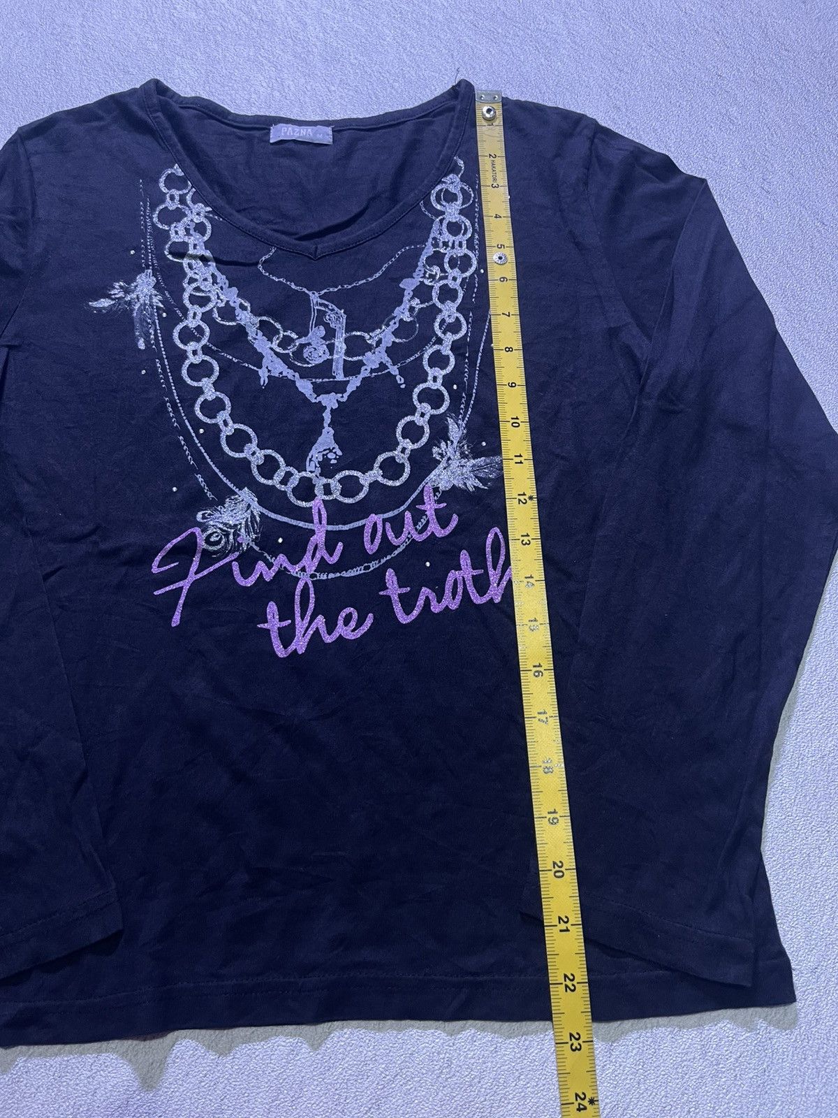 Japanese Brand Y2K PAZNA long sleeve tshirt Size S / US 4 / IT 40 - 5 Thumbnail