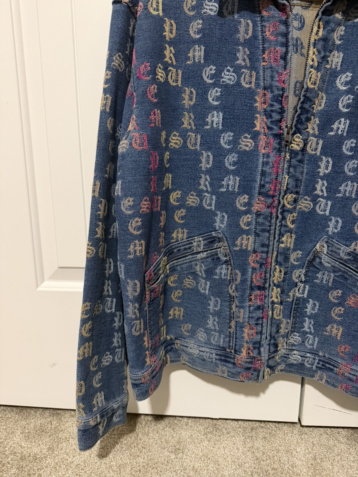 Supreme 🚨 Supreme Gradient Jacquard Denim Work Jacket – Blue (SS22)🚨 Size US L / EU 52-54 / 3 - 2 Thumbnail