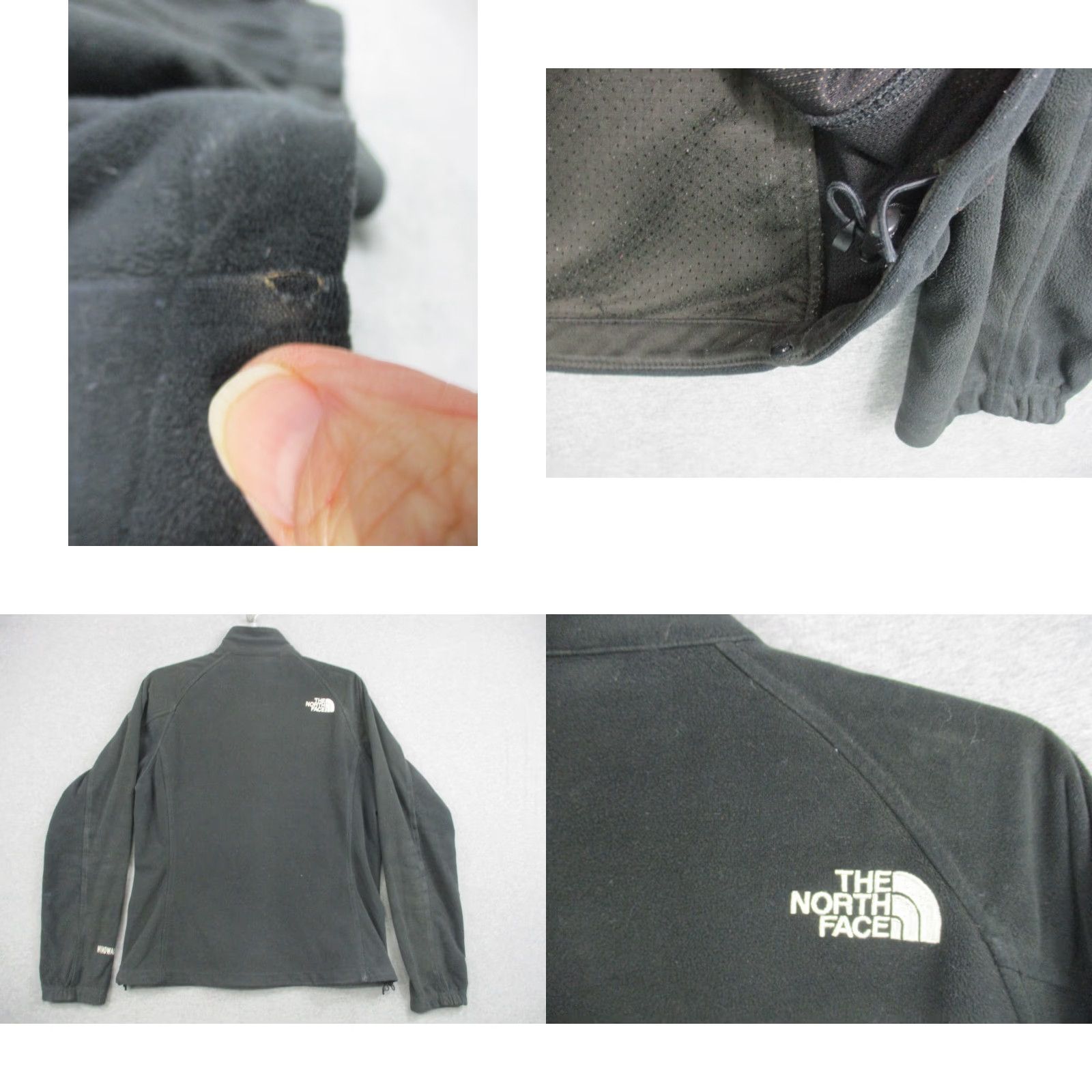 The North Face VINTAGE The North Face Windwall Jacket Fleece Women Large Black Size L / US 10 / IT 46 - 9 Thumbnail