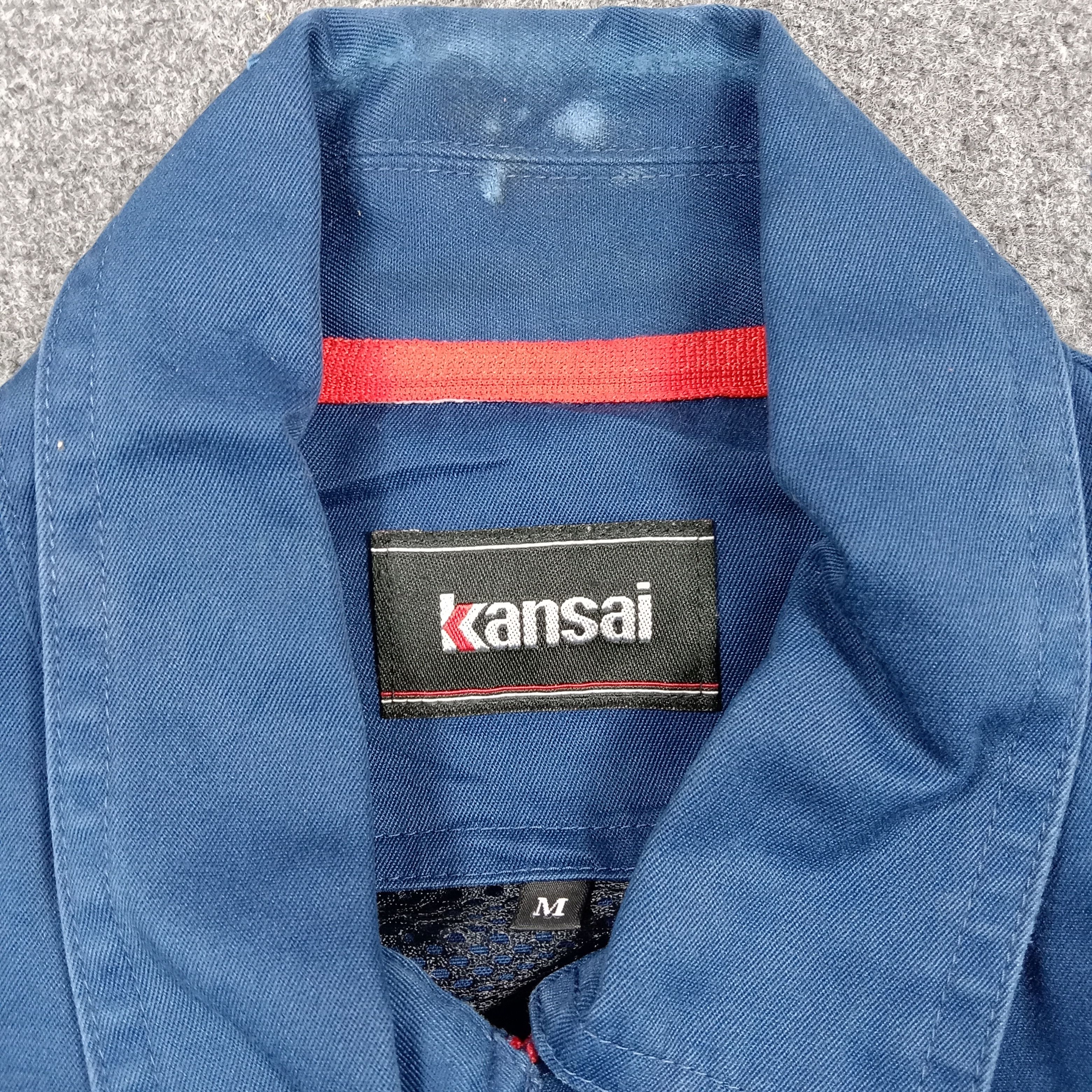 Kansai Yamamoto Kansai x Number Nine Custom Logo Workwear Jacket C279N13 Size US M / EU 48-50 / 2 - 5 Thumbnail