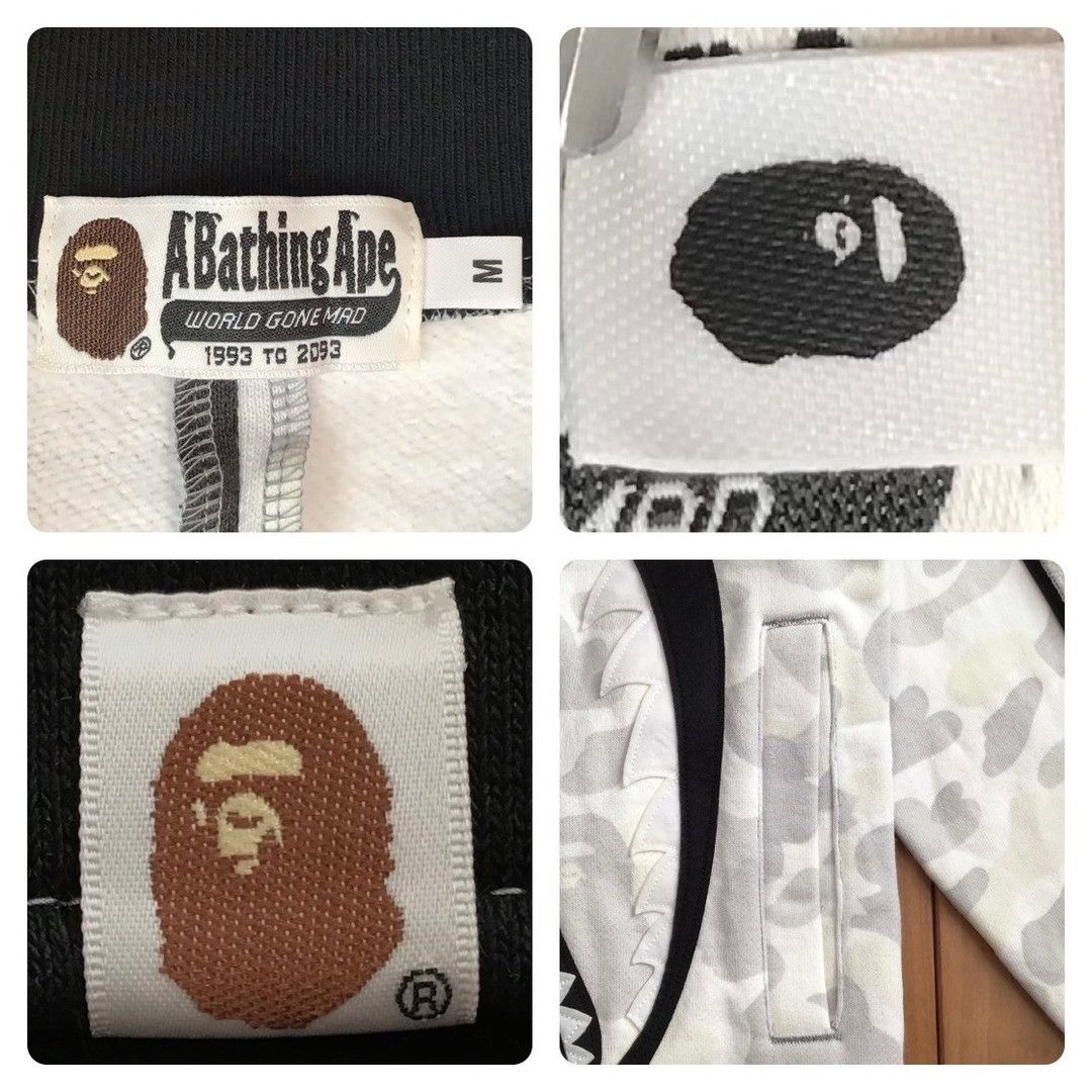 Bape 💫Glow in the dark💫 BAPE city camo shark sweat varsity jacket Size US M / EU 48-50 / 2 - 9 Thumbnail