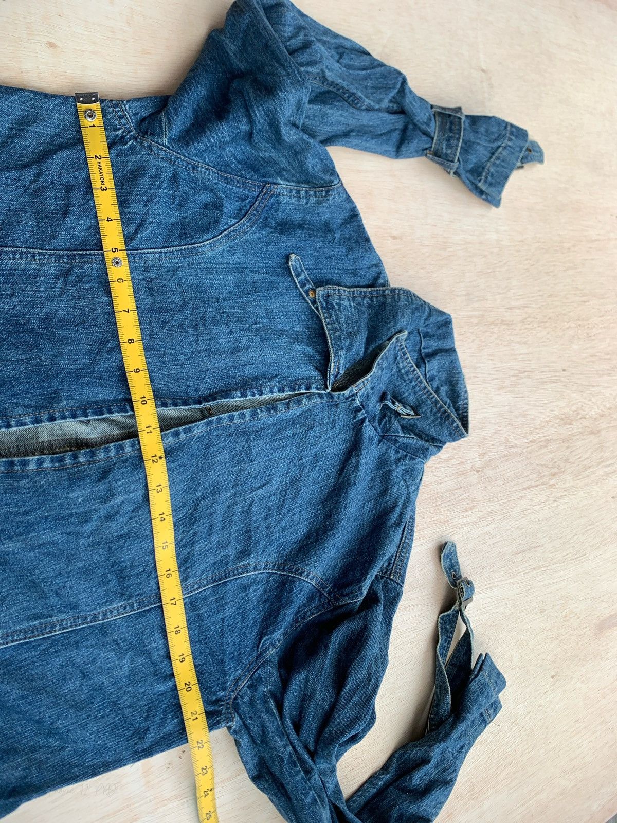 14th Addiction × Japanese Brand Vintage Ramonpole Pocket Denim Jacket Size US L / EU 52-54 / 3 - 11 Thumbnail