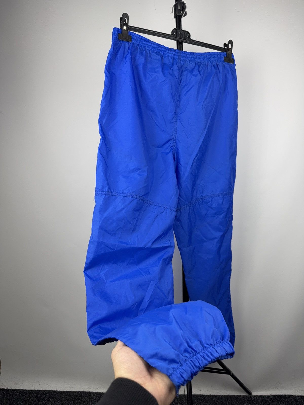 Nike Retro Vintage Nike 80s Blue Nylon Windbreaker Pants S Size US 31 - 10 Thumbnail
