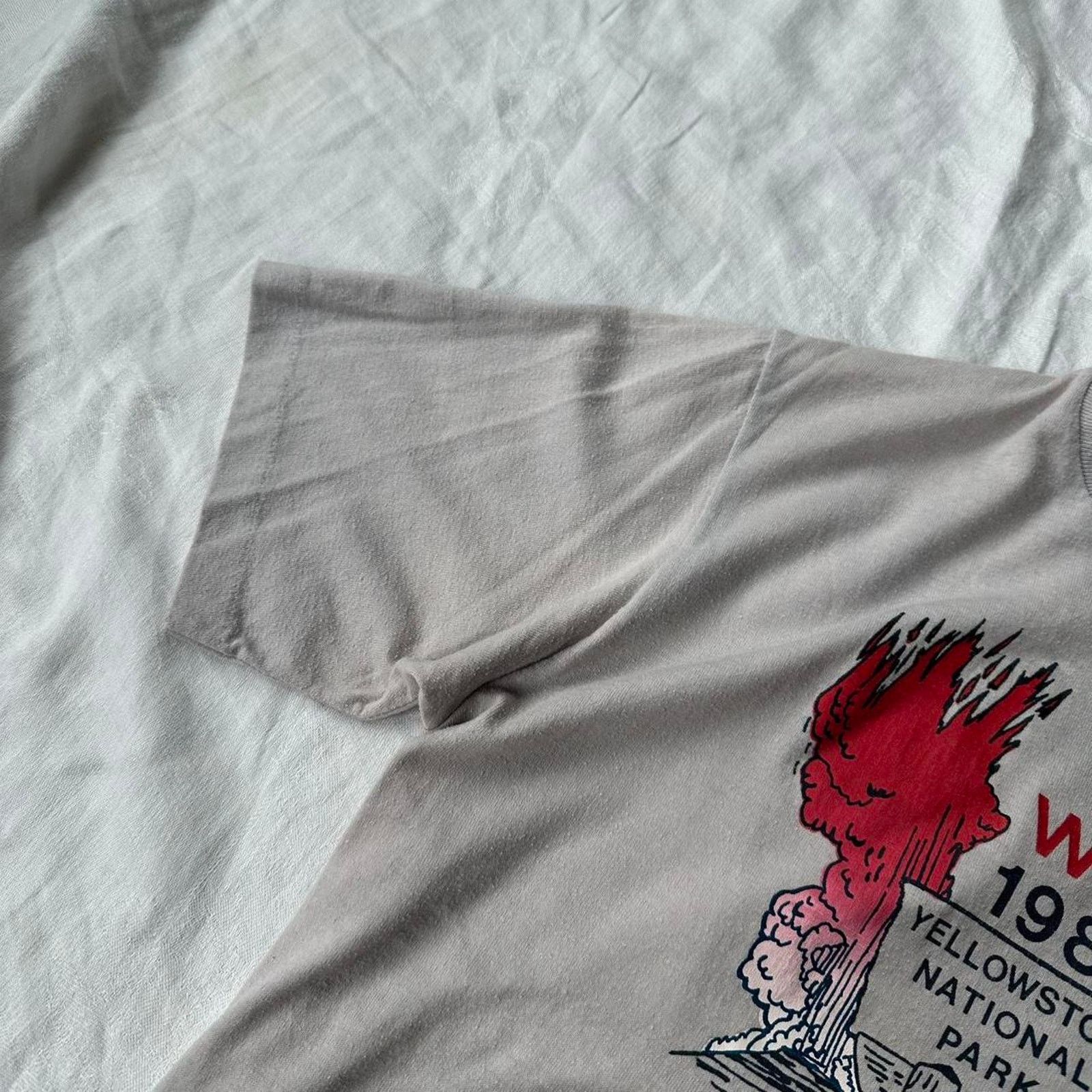Vintage Rare Vintage 80s 1988 National Park Yellowstone Wildfire Tee Size US M / EU 48-50 / 2 - 8 Thumbnail