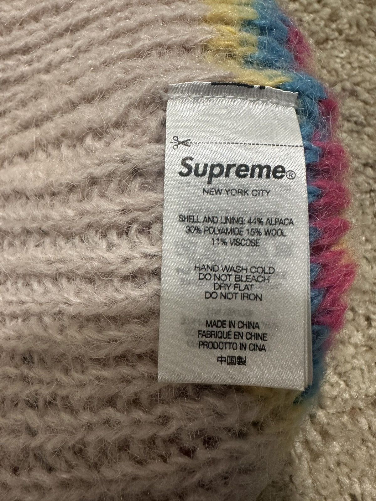Supreme SUPREME LOOSE STRIPE BEANIE MULTI Size ONE SIZE - 5 Thumbnail