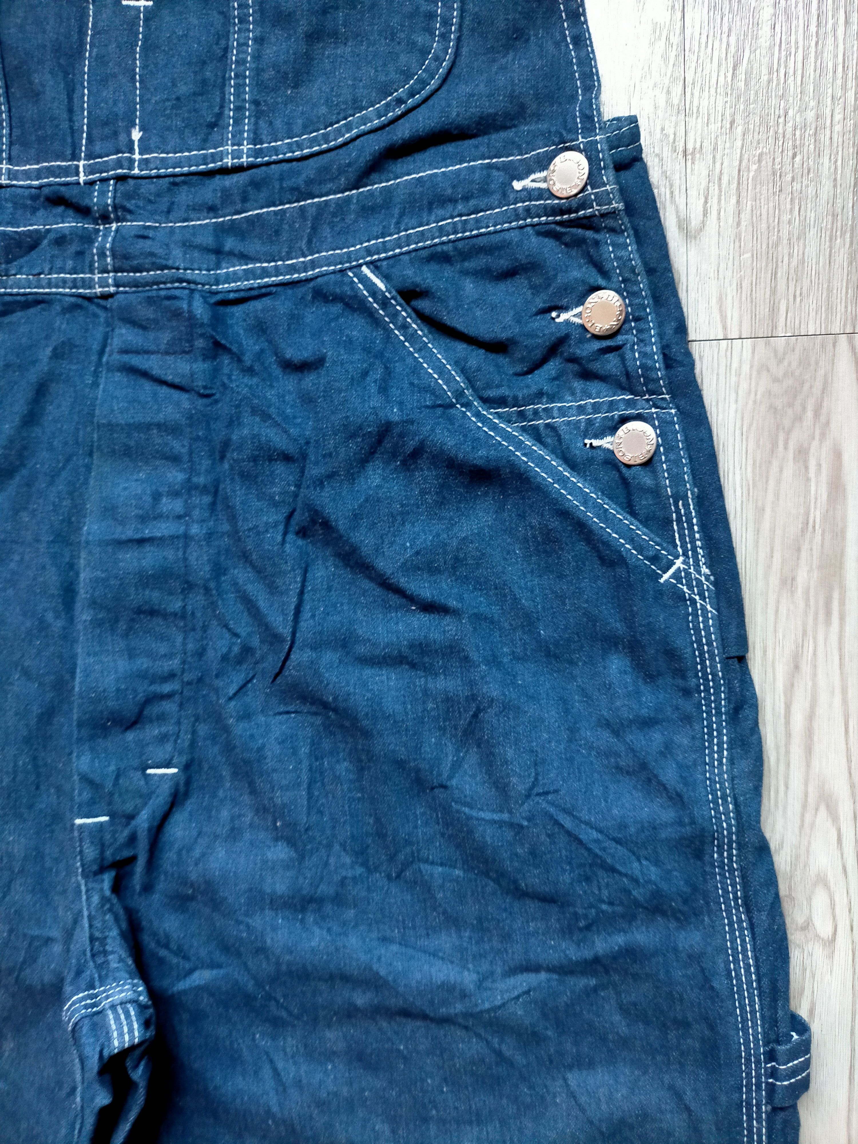Vintage Vintage 80s Overalls Bison Carpenter Worker Jeans Size US 34 / EU 50 - 10 Thumbnail