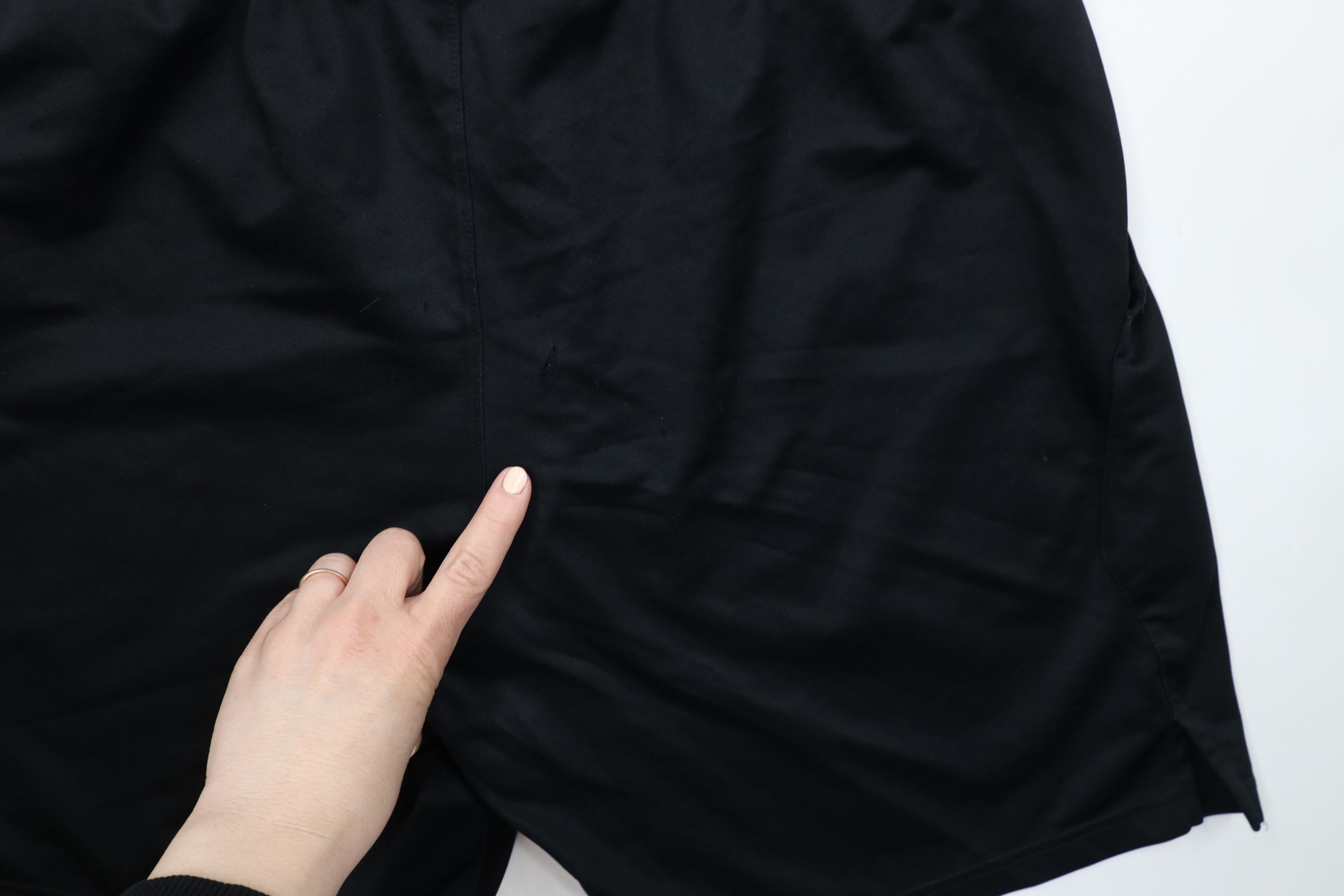 Nike × Vintage Vintage Y2K Nike Above Knee Knit Shorts Black Polyester Size US 34 / EU 50 - 13 Thumbnail