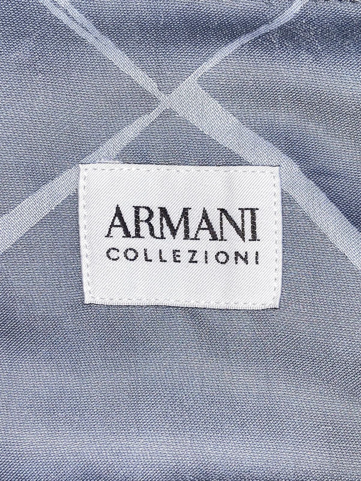Armani Collezioni ARMANI COLLEZIONI Grey Shirt Size US XXL / EU 58 / 5 - 7 Thumbnail